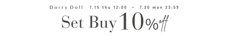 Set buy 10%off
