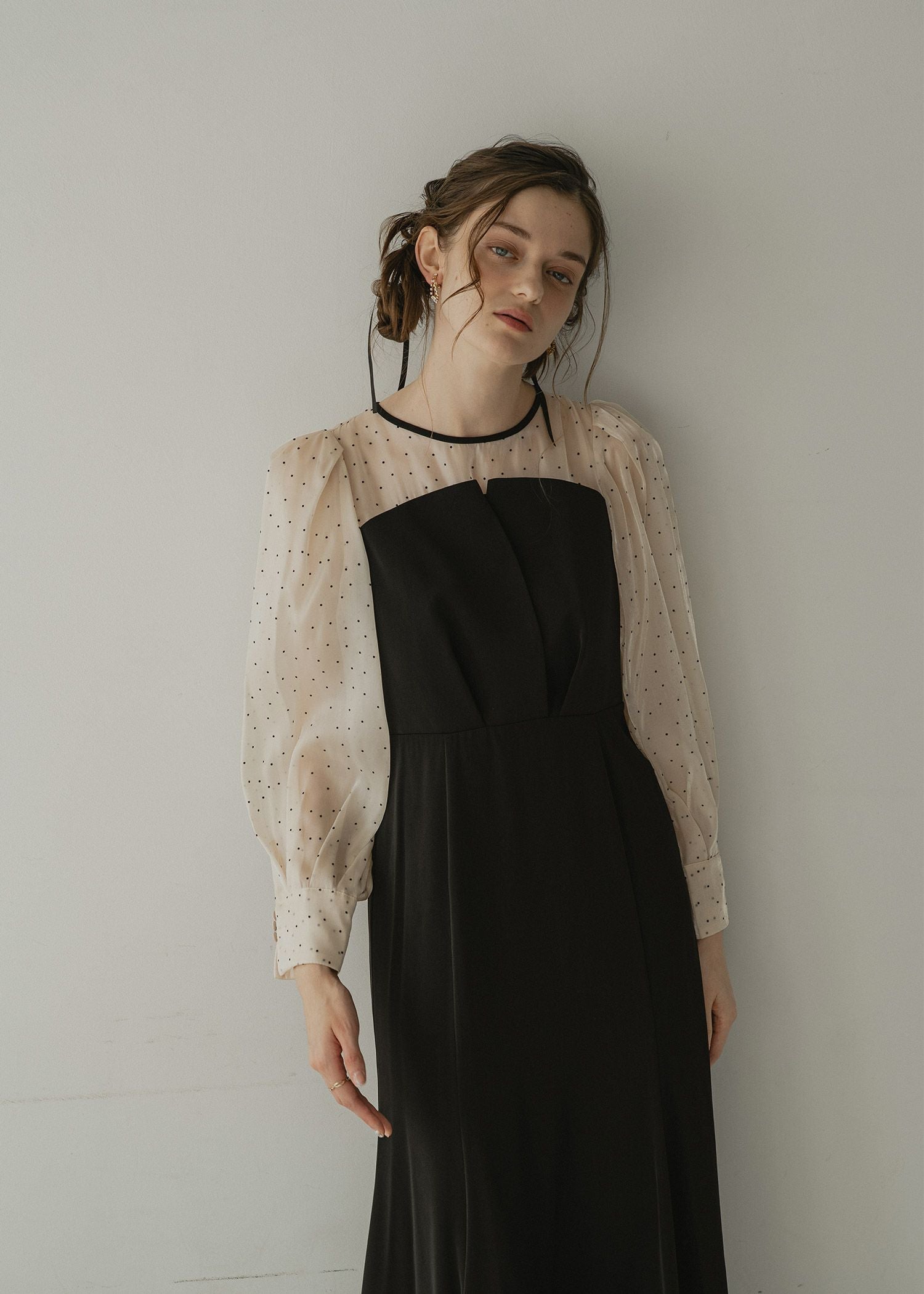 DorryDoll｜ドットスリーブマーメイドドレス