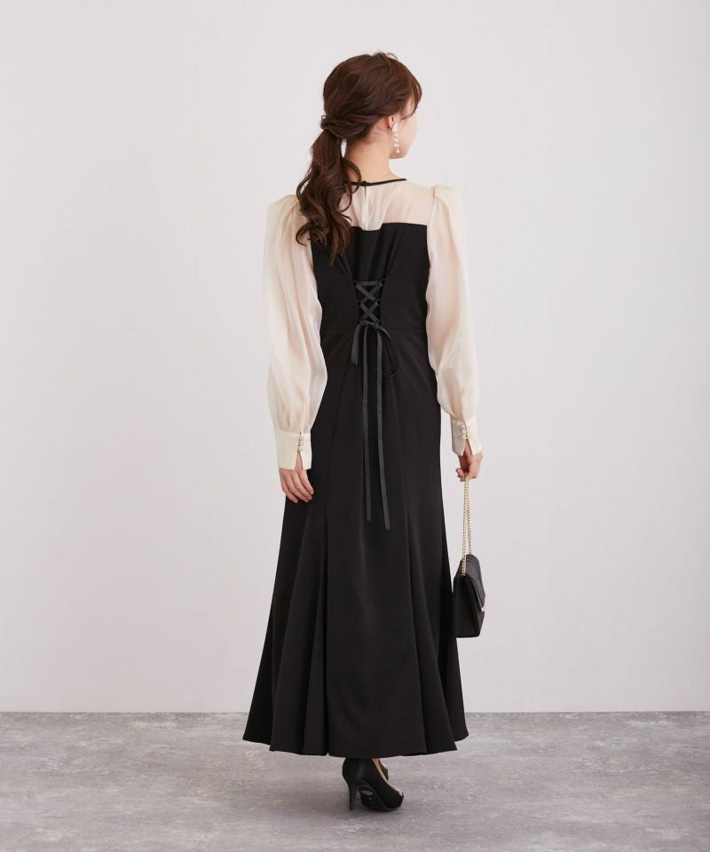 DorryDoll｜ドットスリーブマーメイドドレス