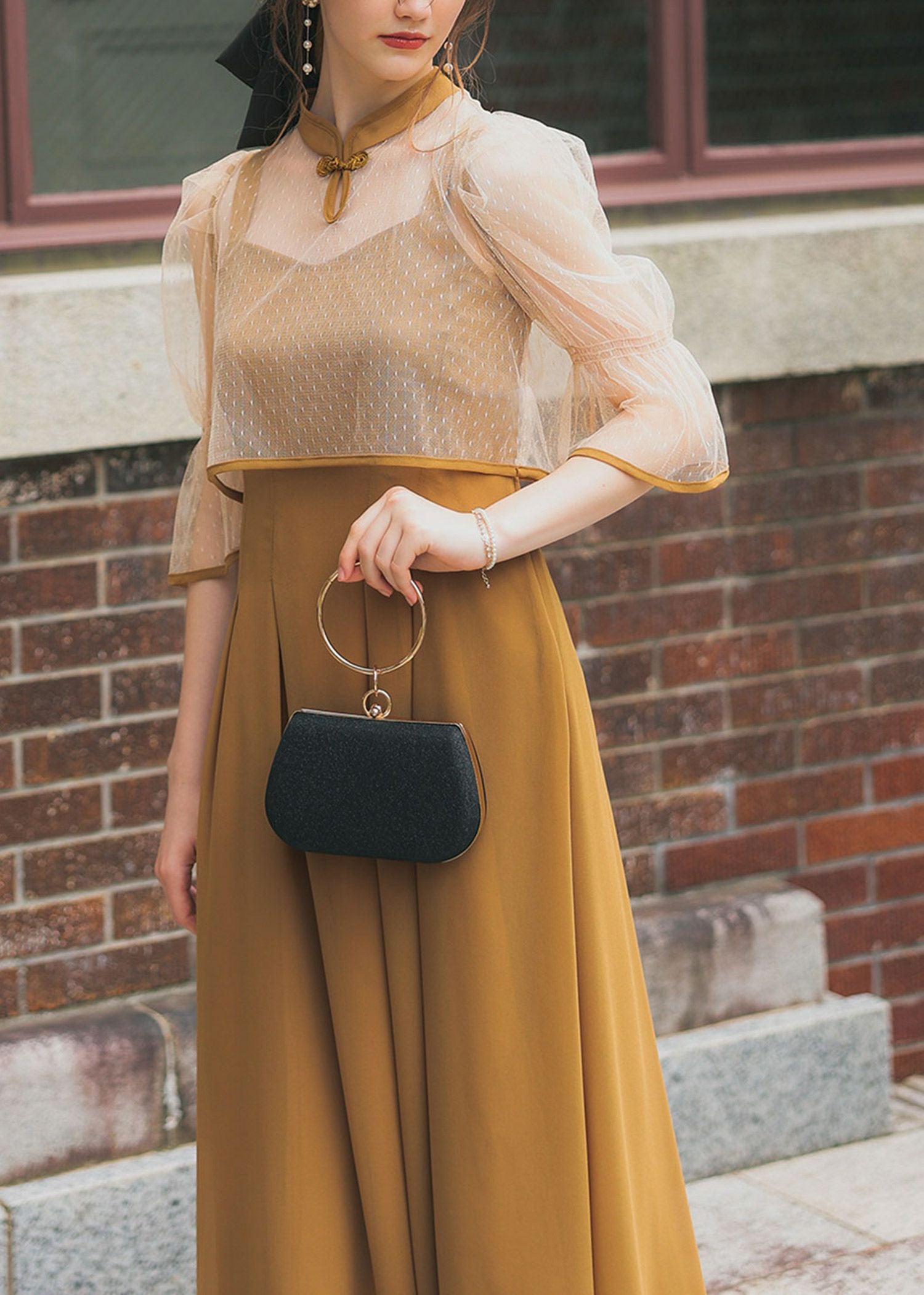 チャイナチュールセットドレス|DorryDoll