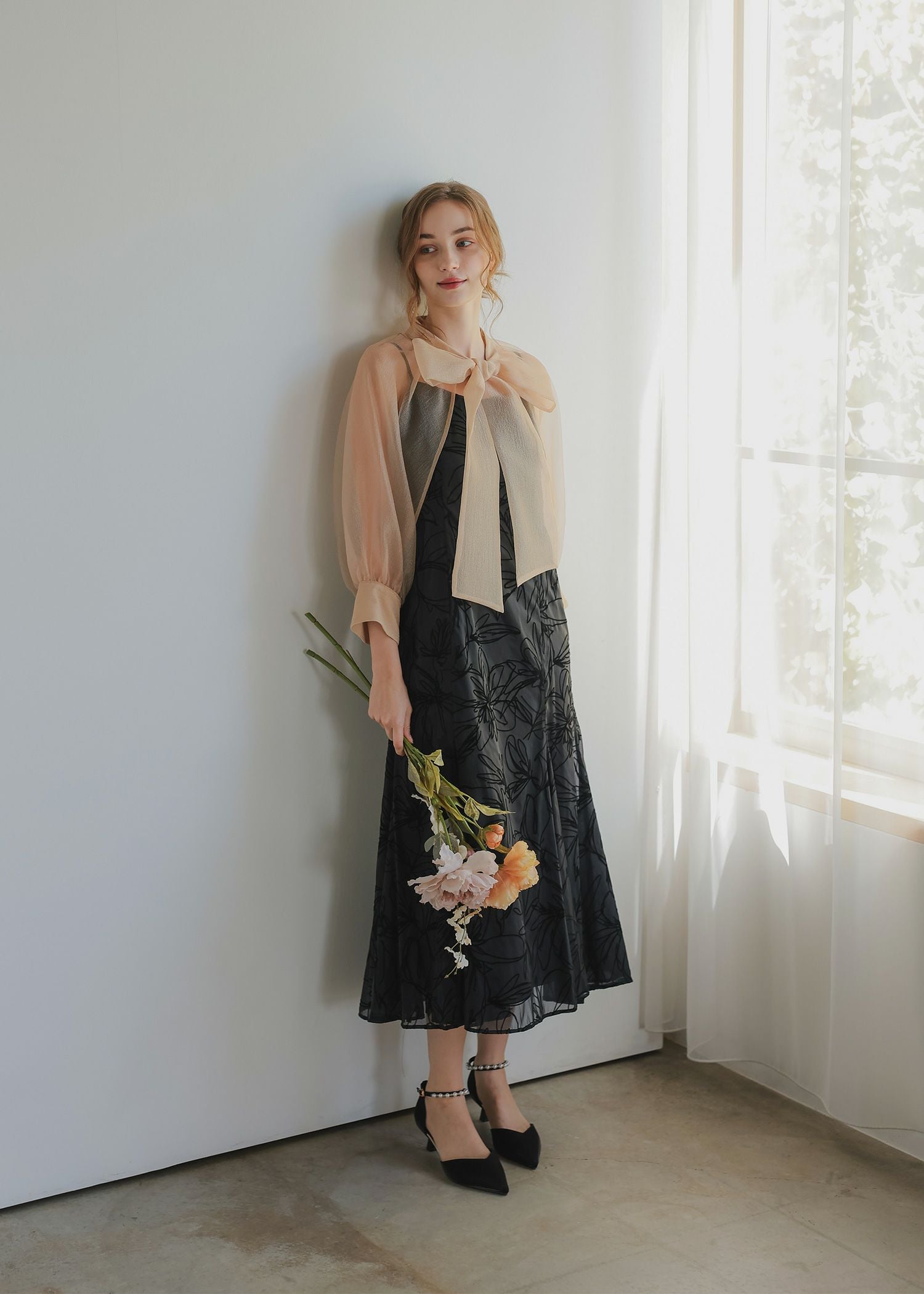 ボウタイボレロセットドレス|DorryDoll