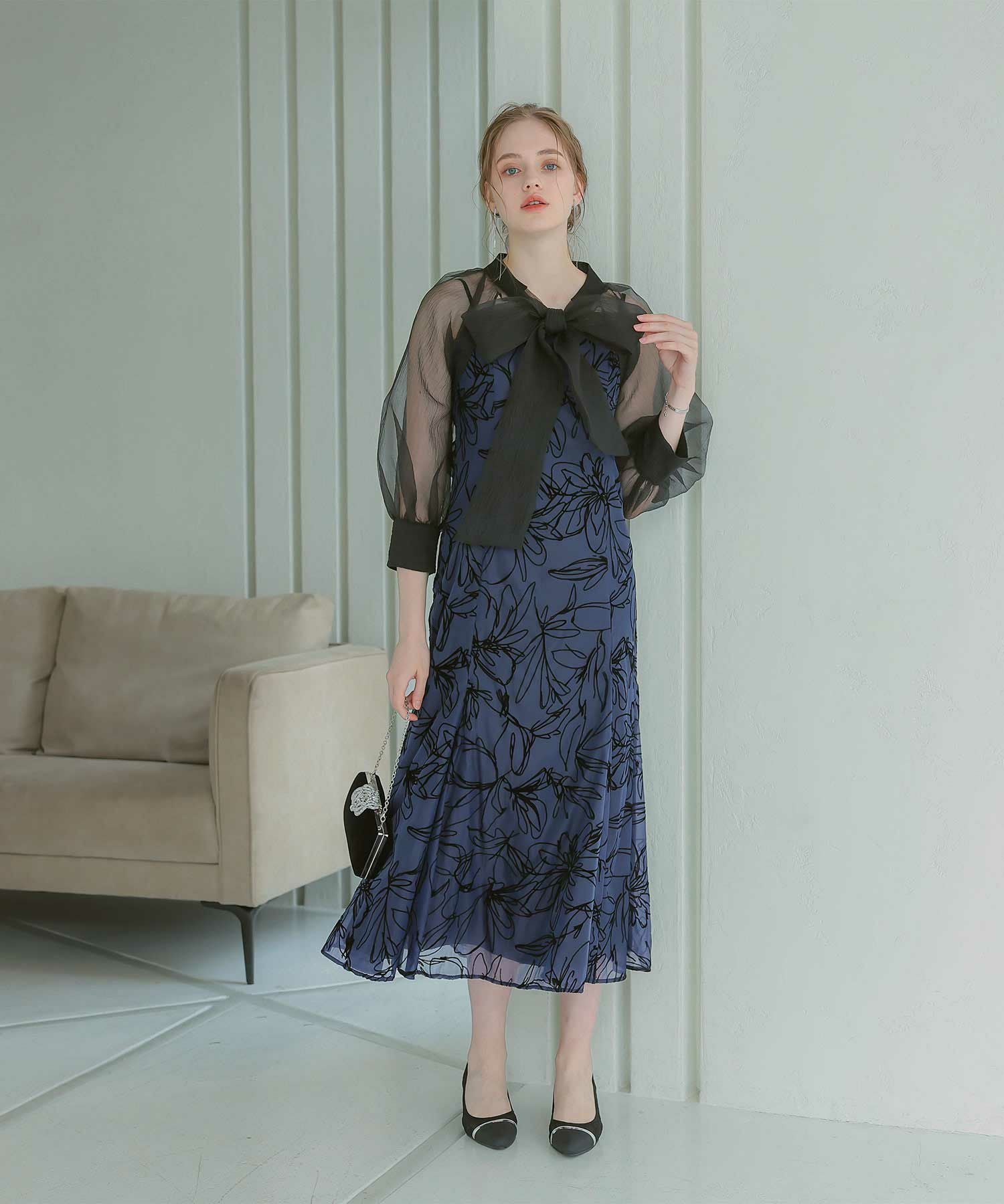 ボウタイボレロセットドレス|DorryDoll