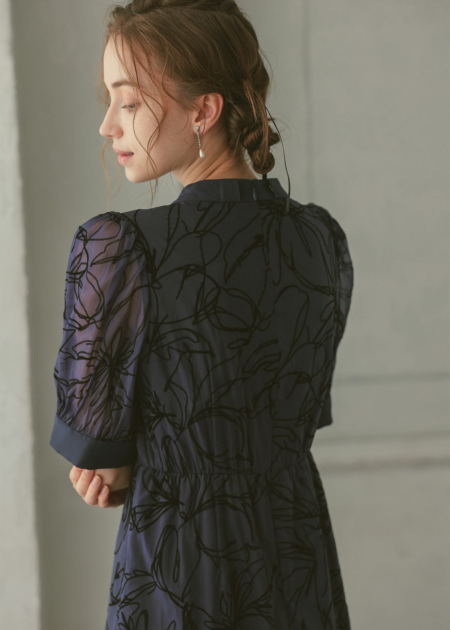 フロッキーデザインIラインドレス|DorryDoll