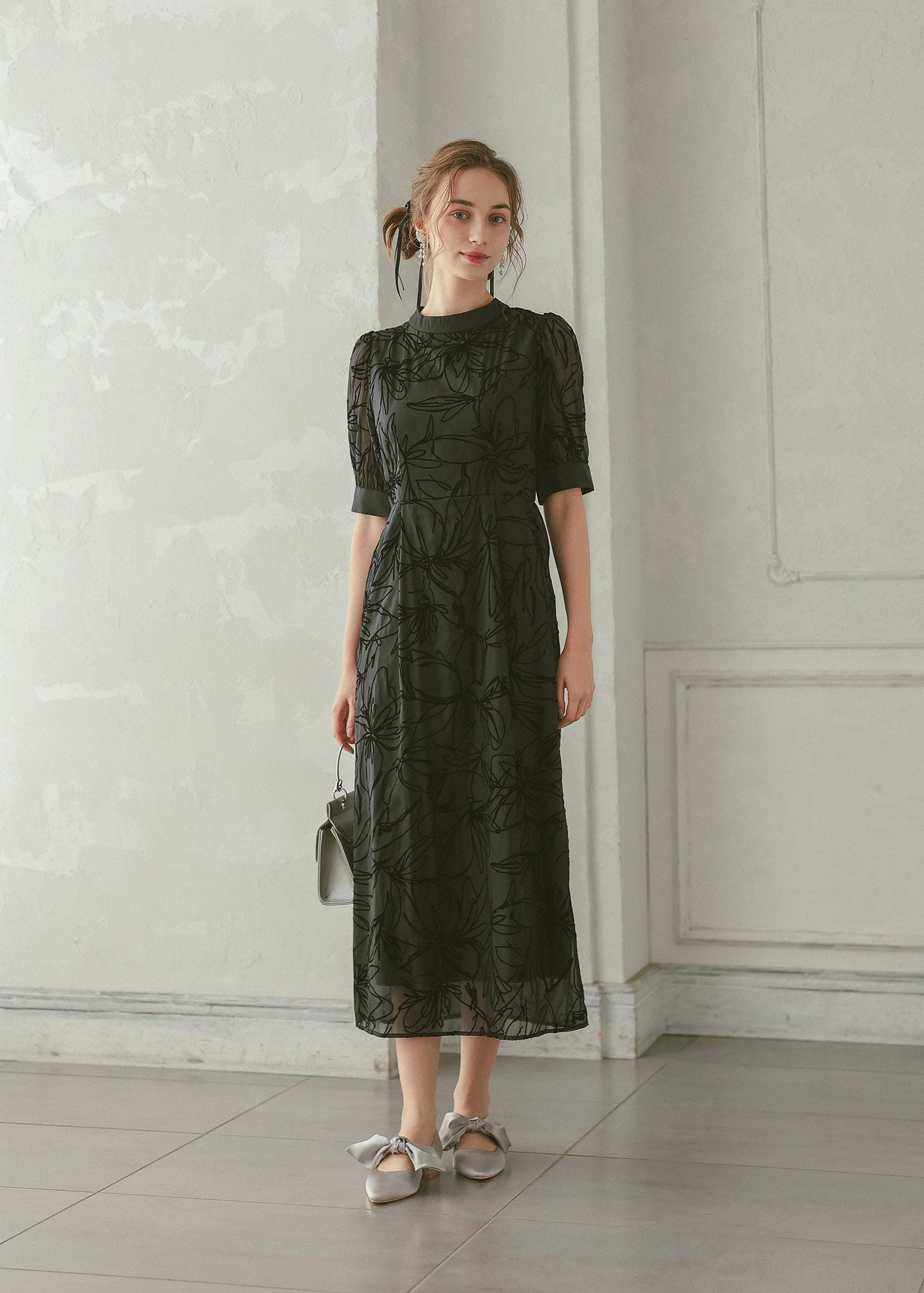 フロッキーデザインIラインドレス|DorryDoll