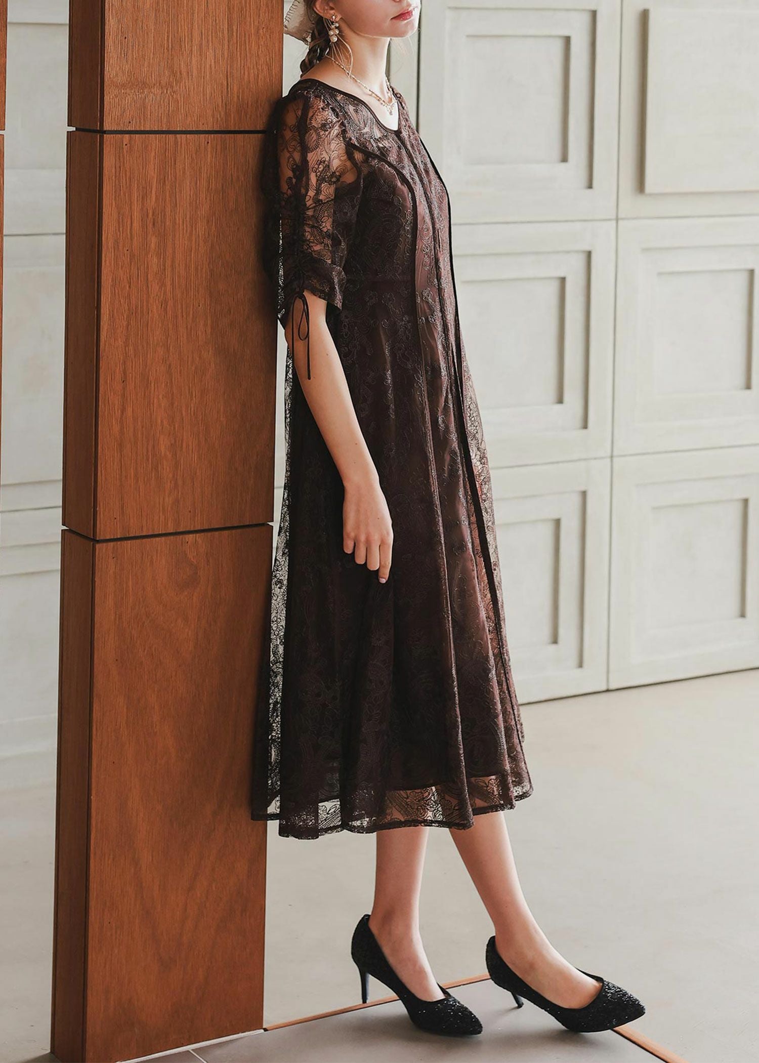 エンブロイダリーレイヤードドレス|Dorry Doll