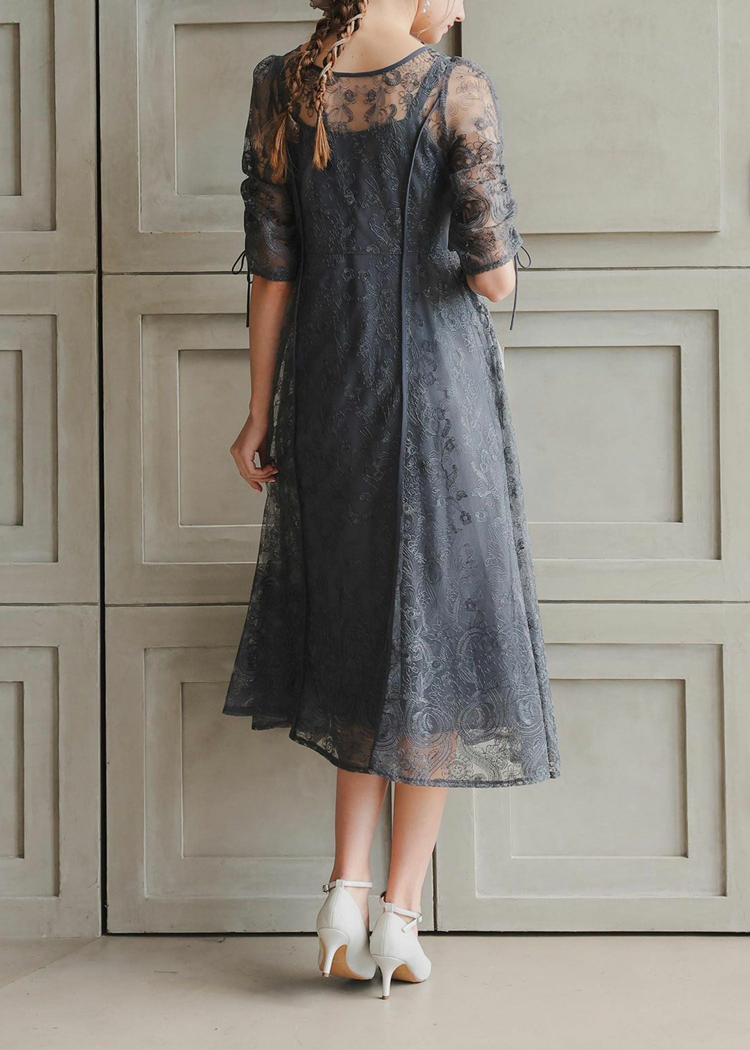 エンブロイダリーレイヤードドレス|Dorry Doll