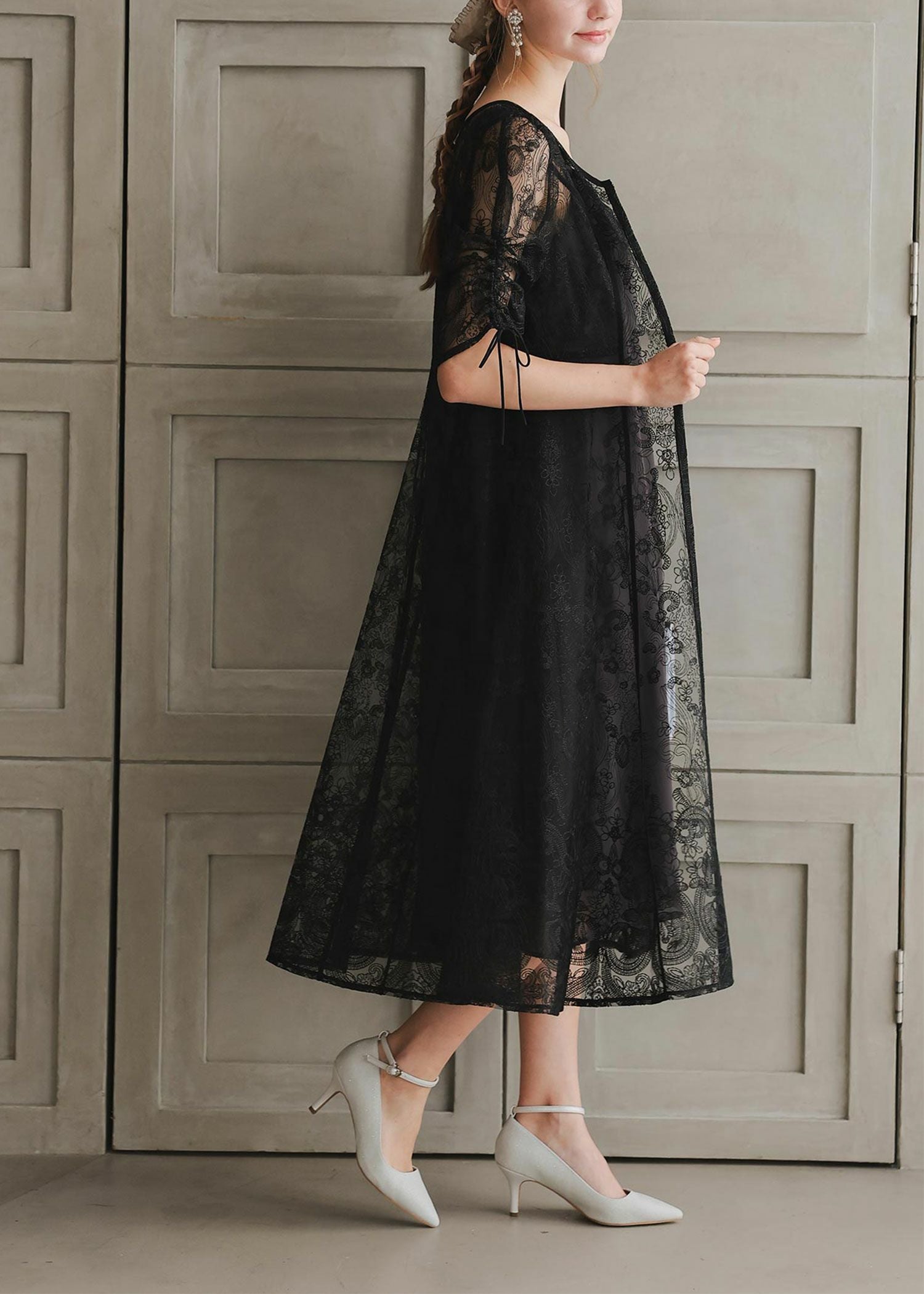 エンブロイダリーレイヤードドレス|Dorry Doll