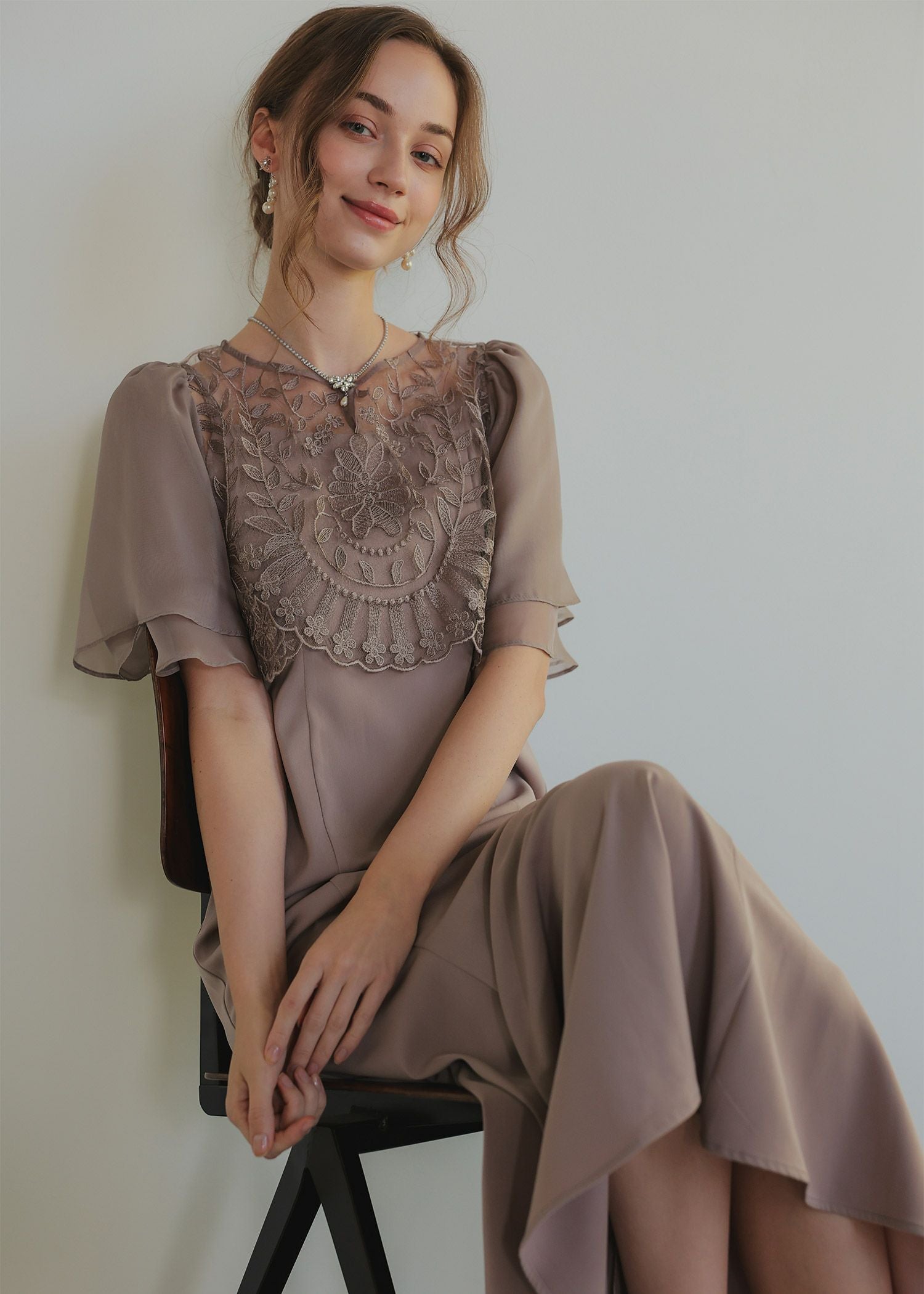 リーフブラウスマーメイドドレス|DorryDoll