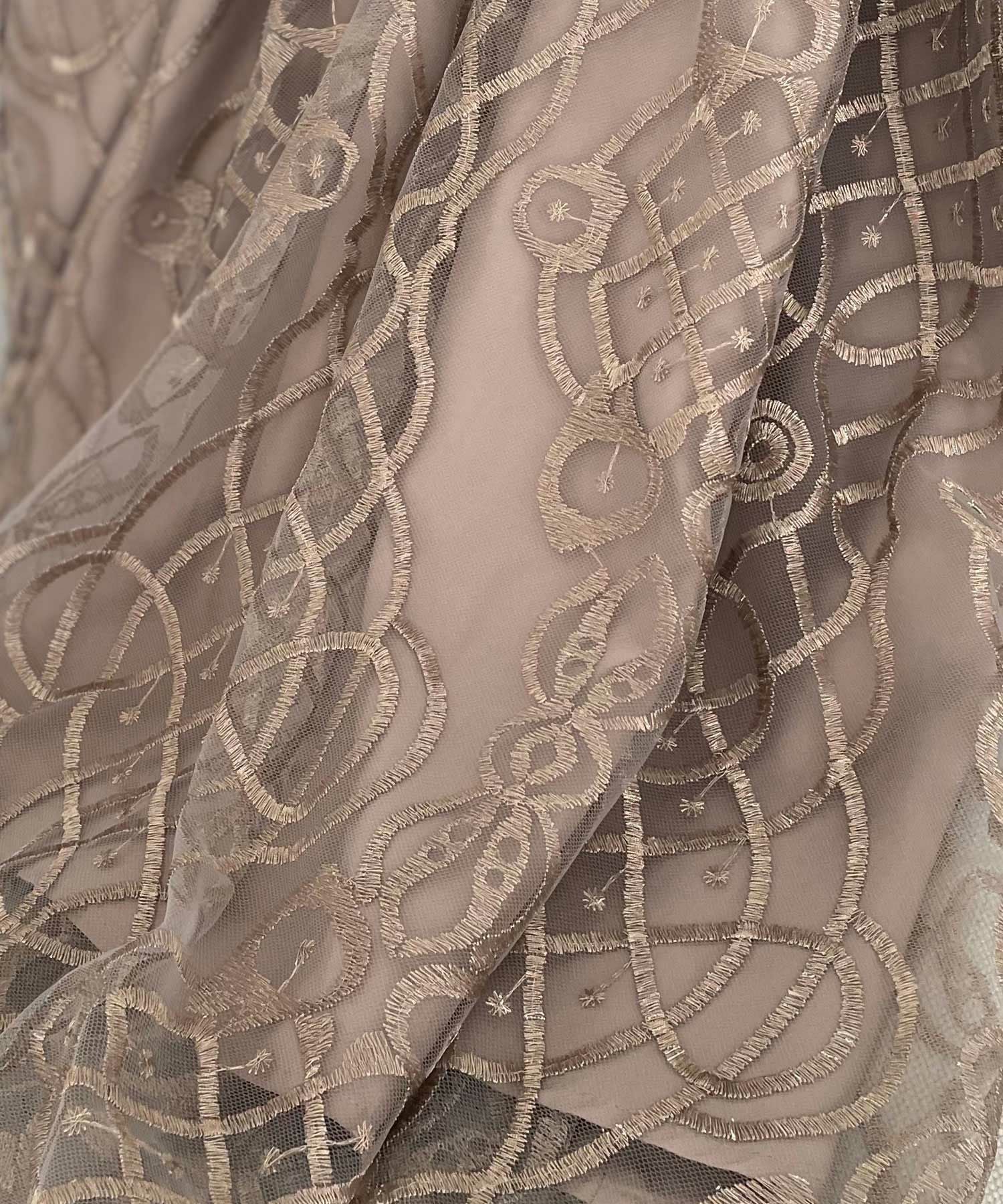 シャイニーエンブロイダリードレス|DorryDoll