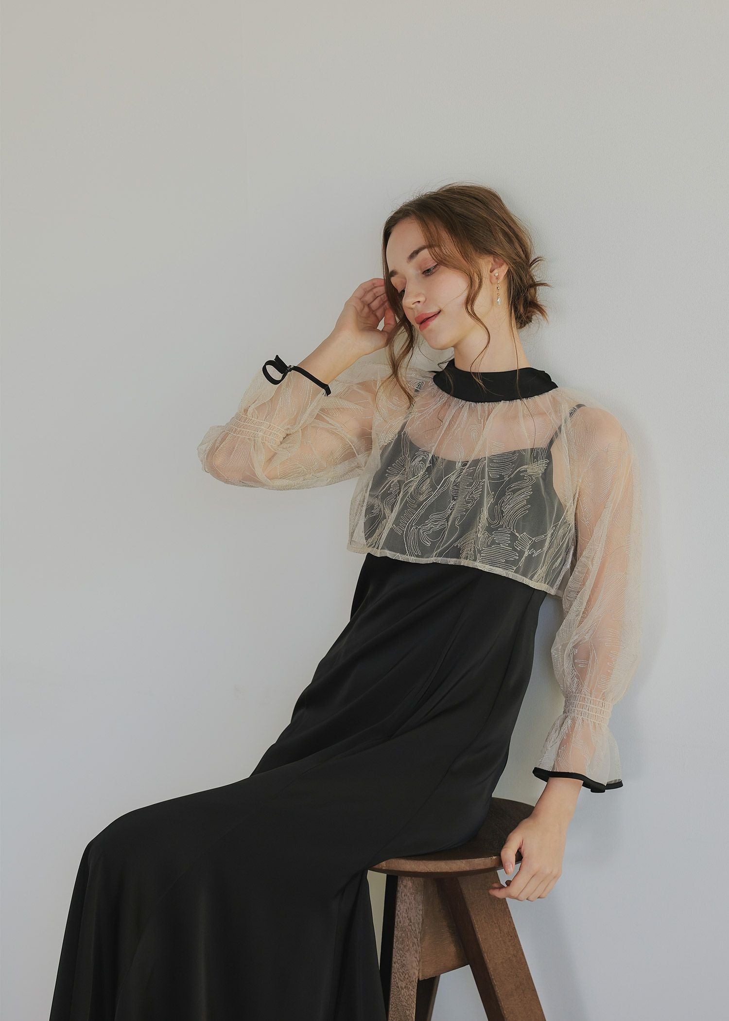 リーフブラウスセットドレス|Dorry Doll