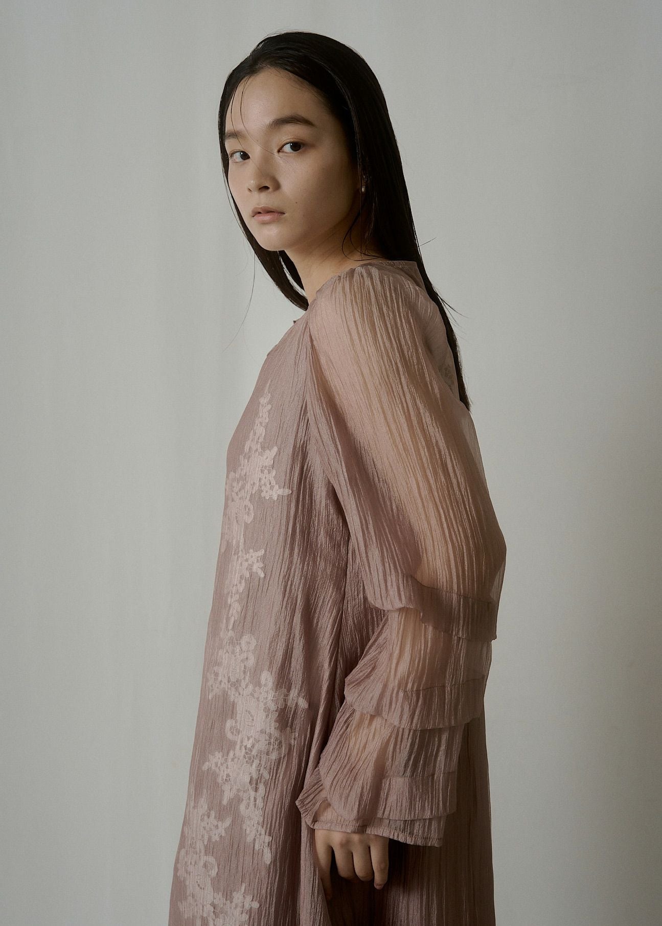 Sheer A-line onepiece｜LE'RURE