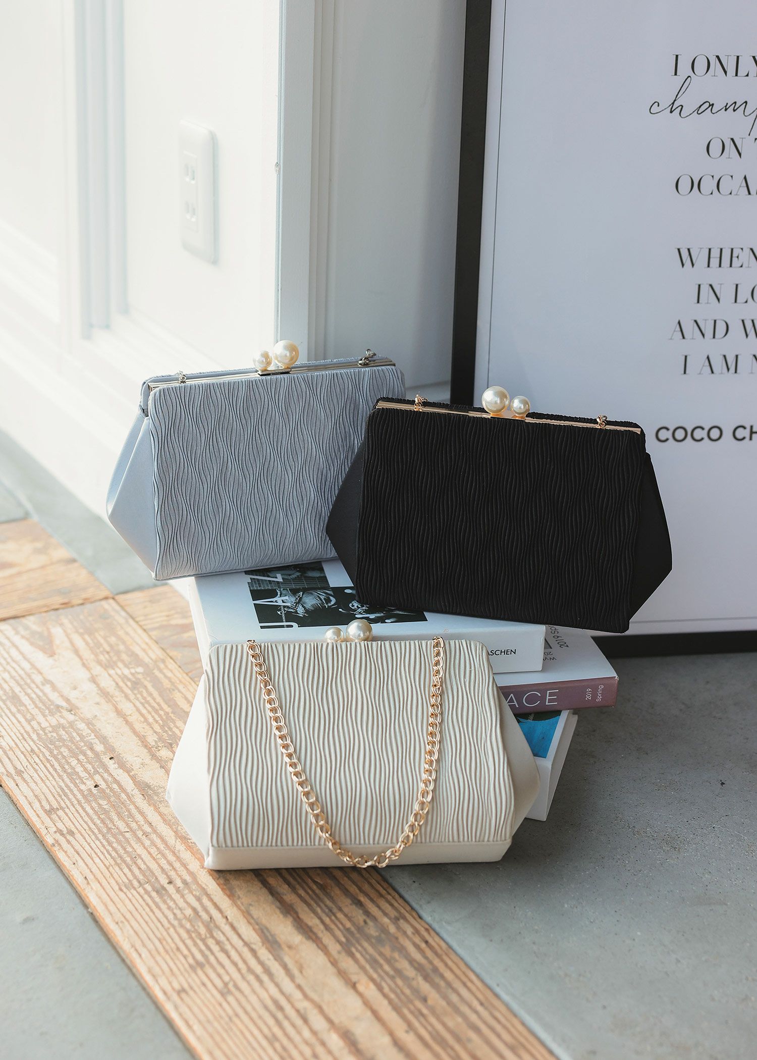 プリーツクラッチバッグのドレス|Dorry Doll / LE'RURE