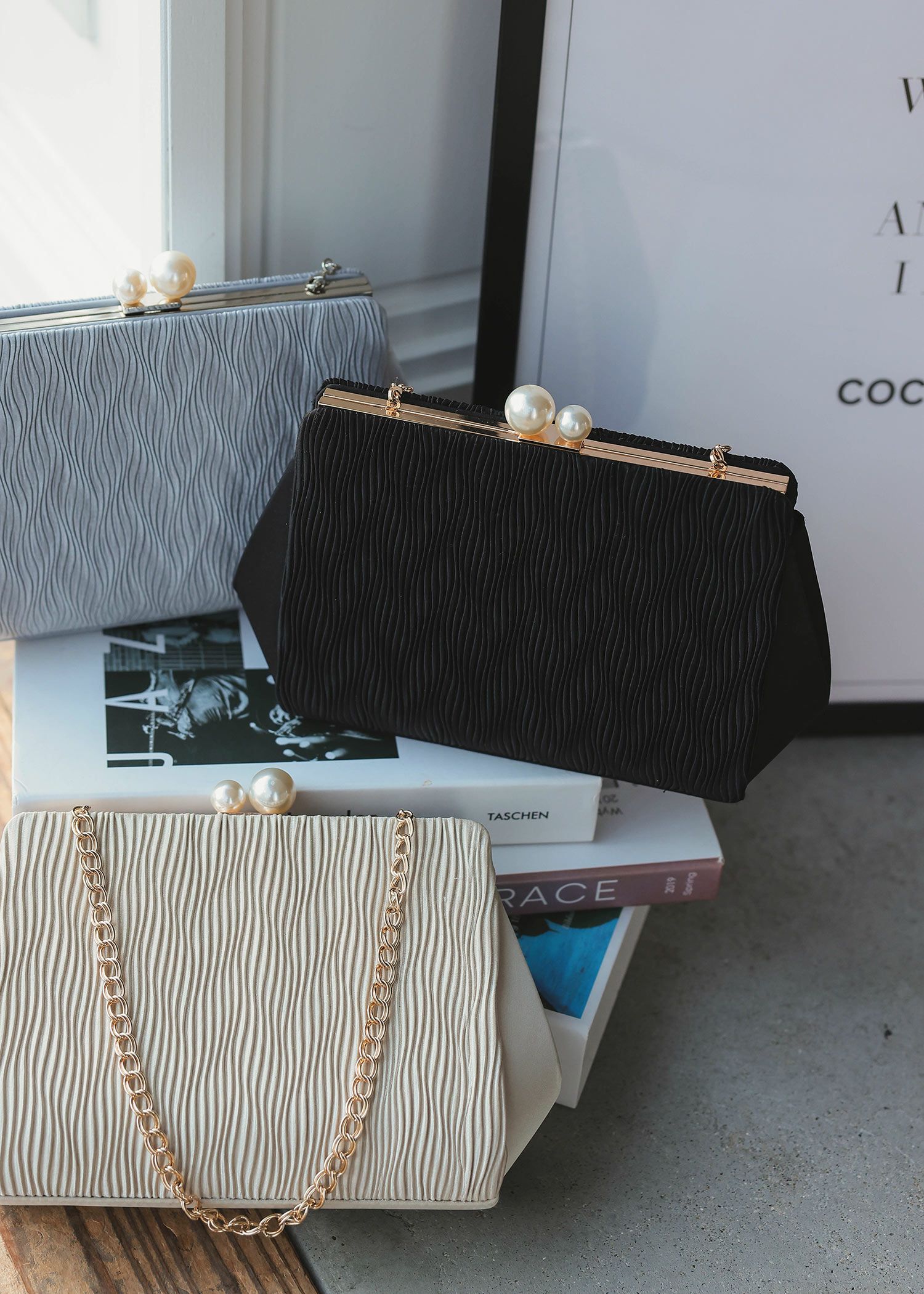 プリーツクラッチバッグのドレス|Dorry Doll / LE'RURE