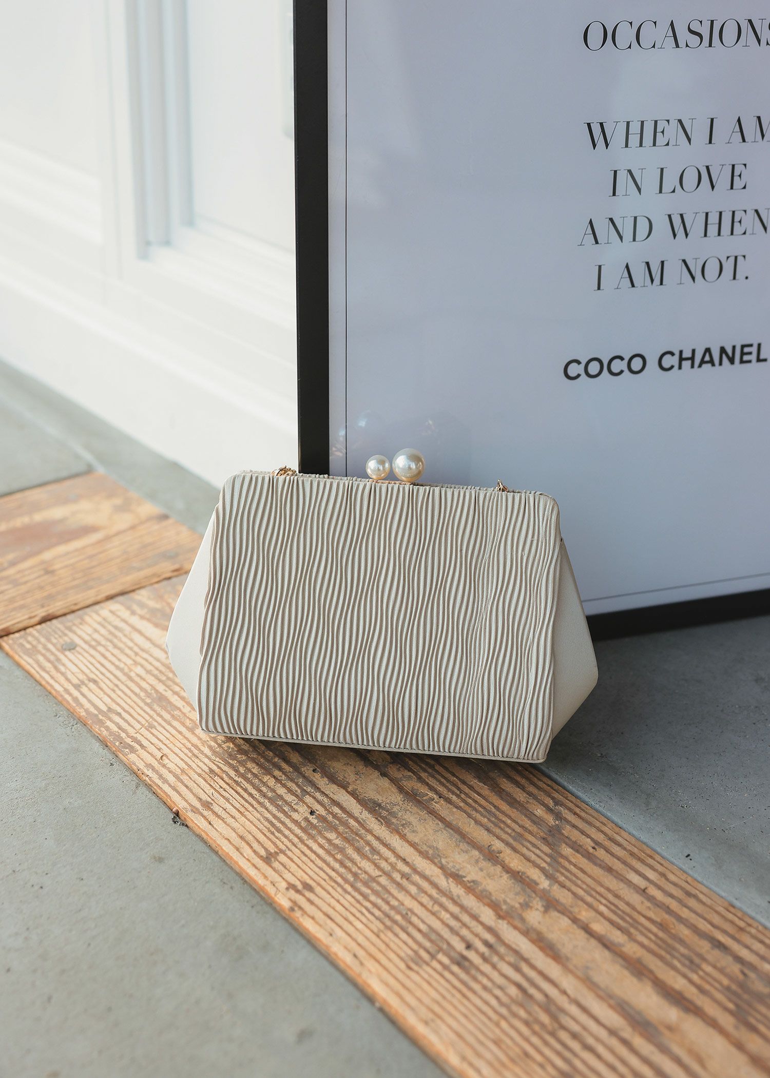 プリーツクラッチバッグのドレス|Dorry Doll / LE'RURE