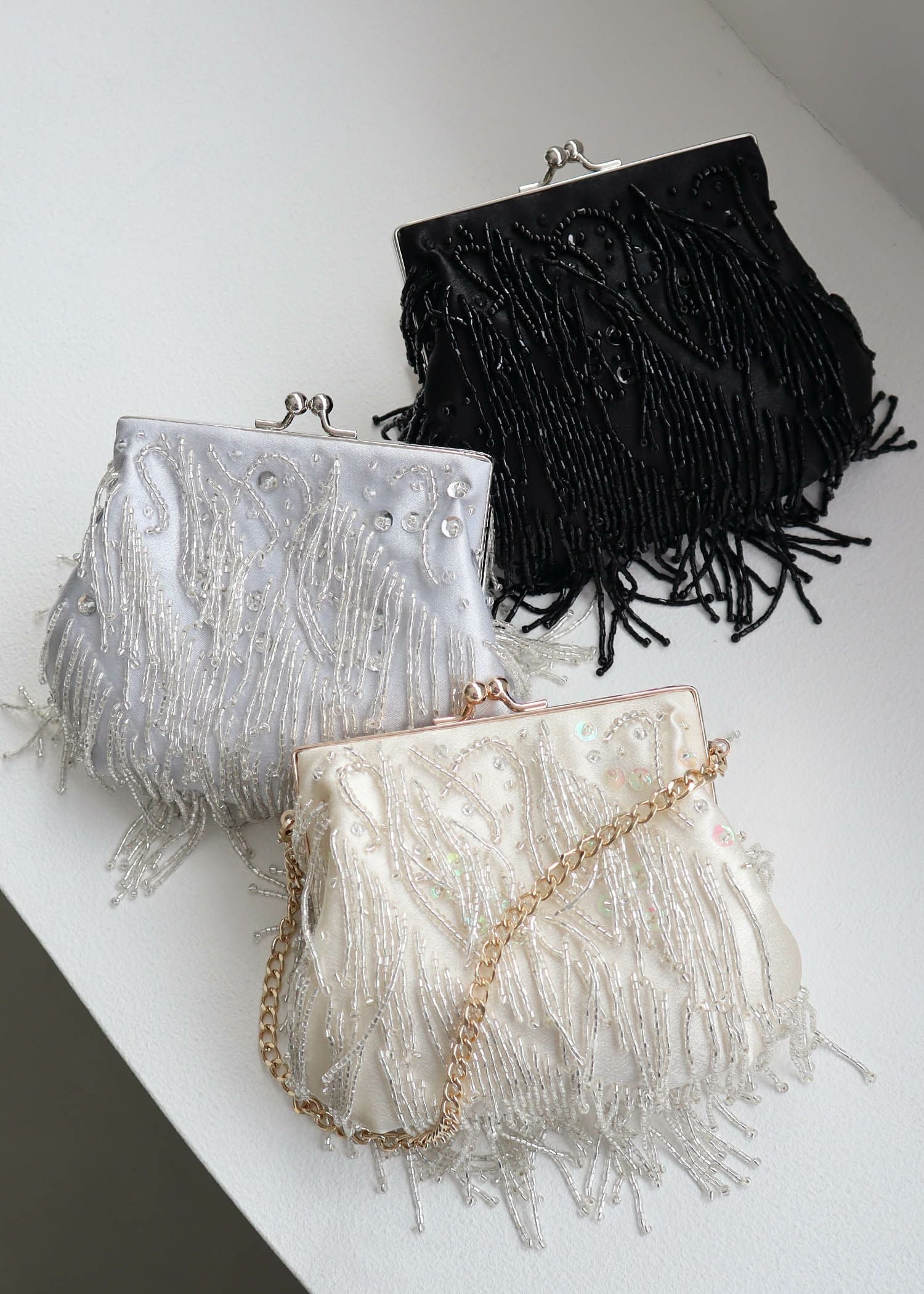 ビジューフリンジバッグ｜Dorry Doll