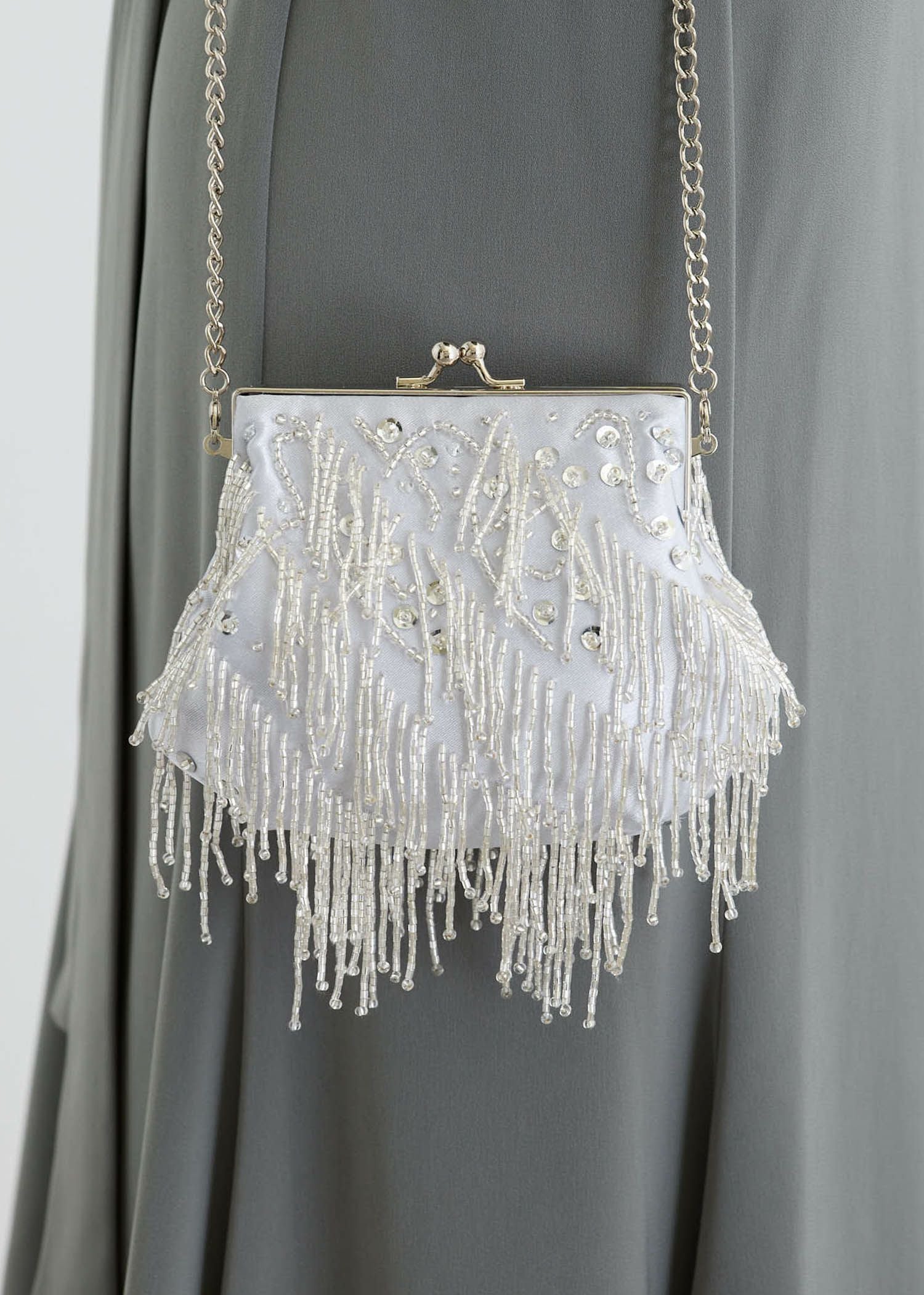 ビジューフリンジバッグ｜Dorry Doll