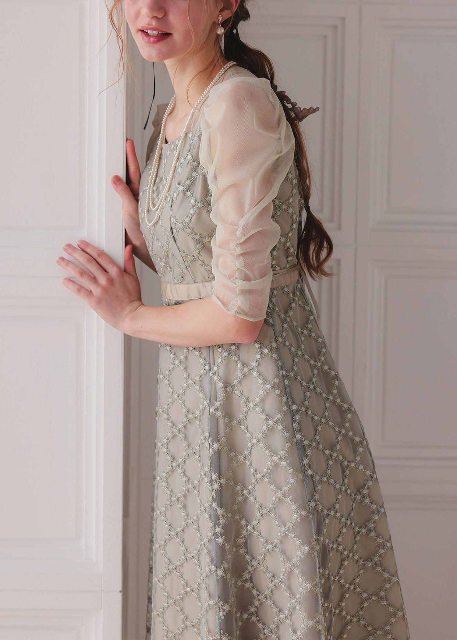 ダイヤフラワーレースドレス|DorryDoll