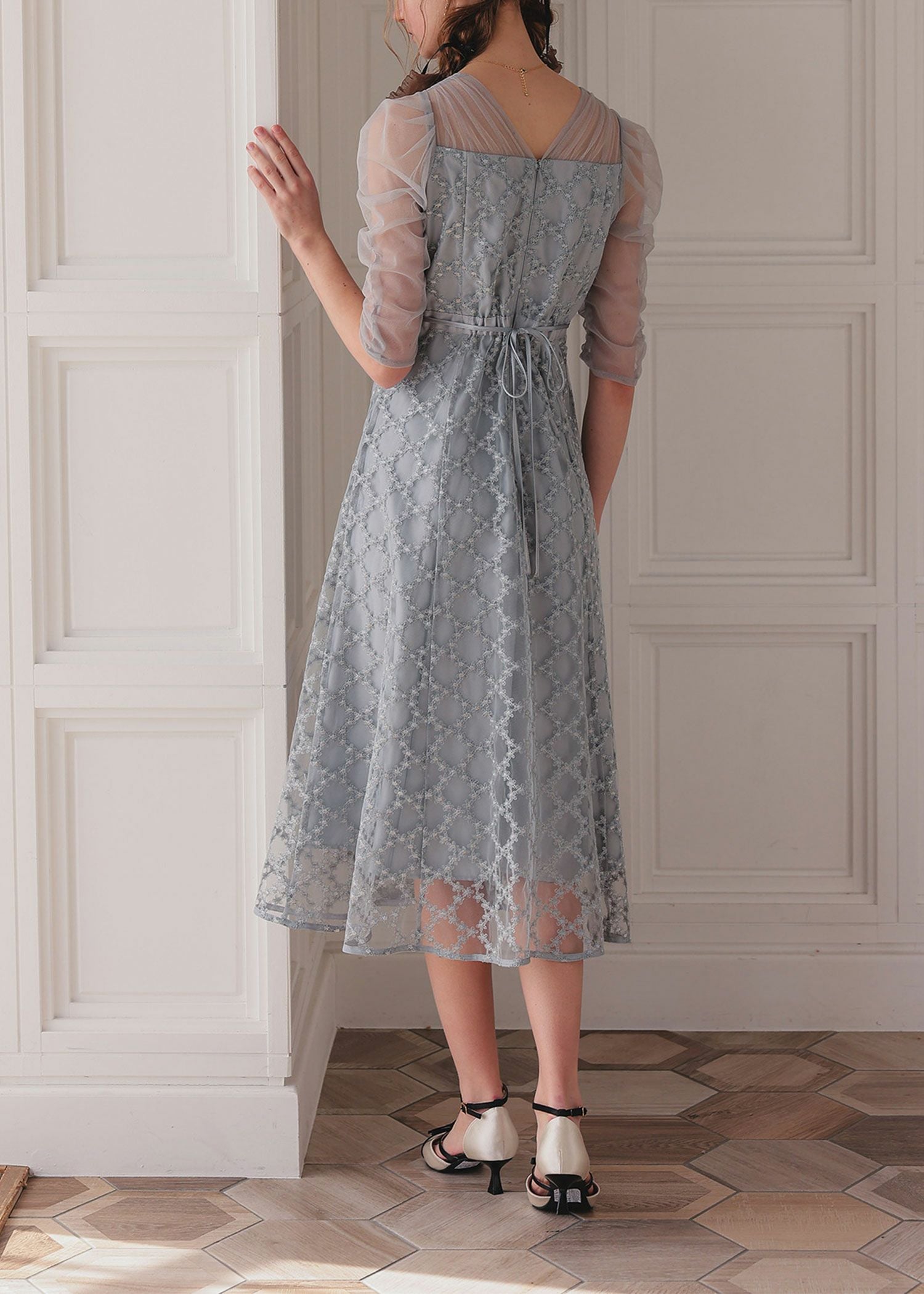 ダイヤフラワーレースドレス|DorryDoll