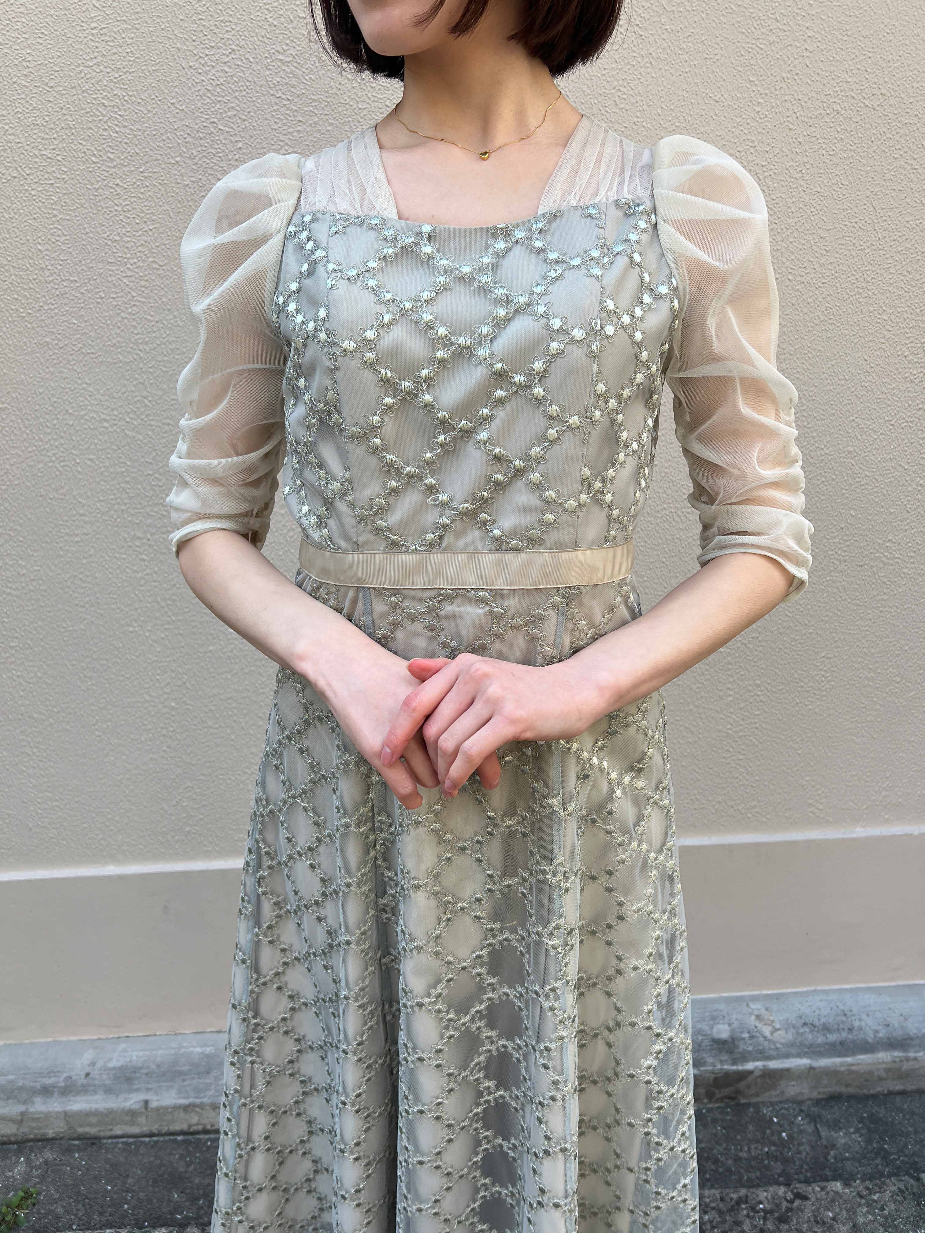 ダイヤフラワーレースドレス|DorryDoll