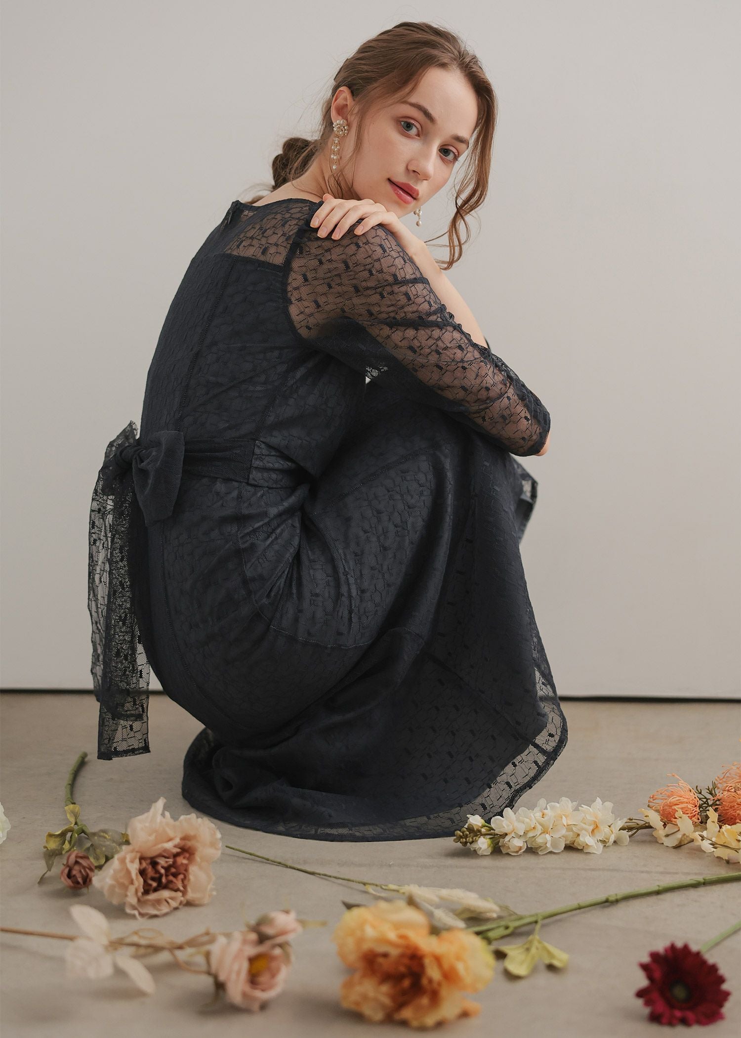 ボレロレイヤードレースドレス|DorryDoll