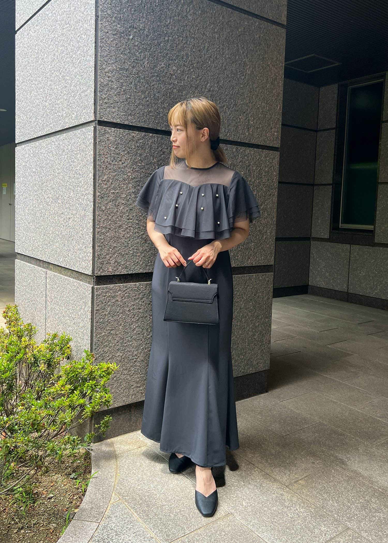 パールラッフルドレス | DorryDoll