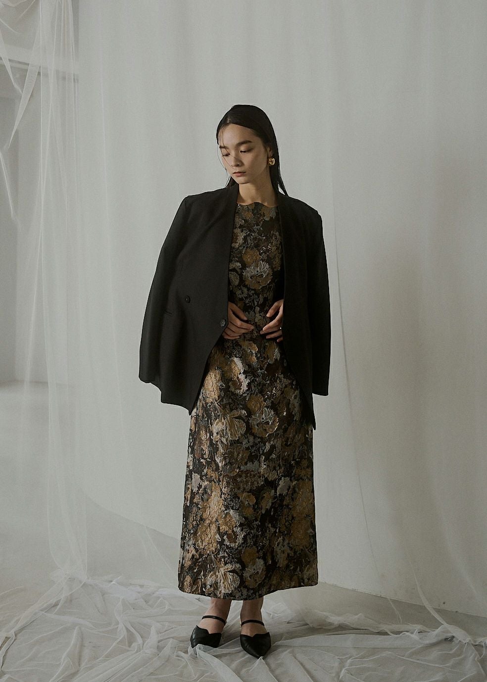 Wandering jacquard dressのドレス|Dorry Doll / LE'RURE