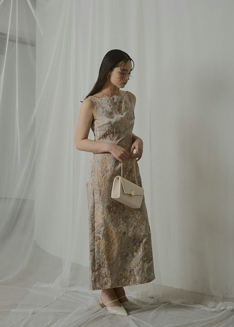 Wandering jacquard dressのドレス|Dorry Doll / LE'RURE