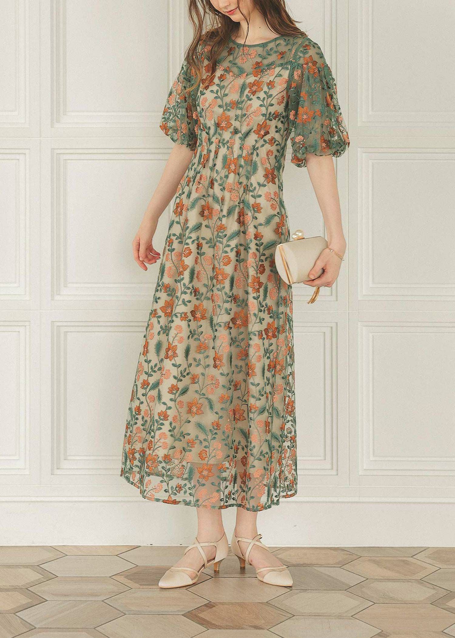 ブルーミーフラワードレス｜DorryDoll