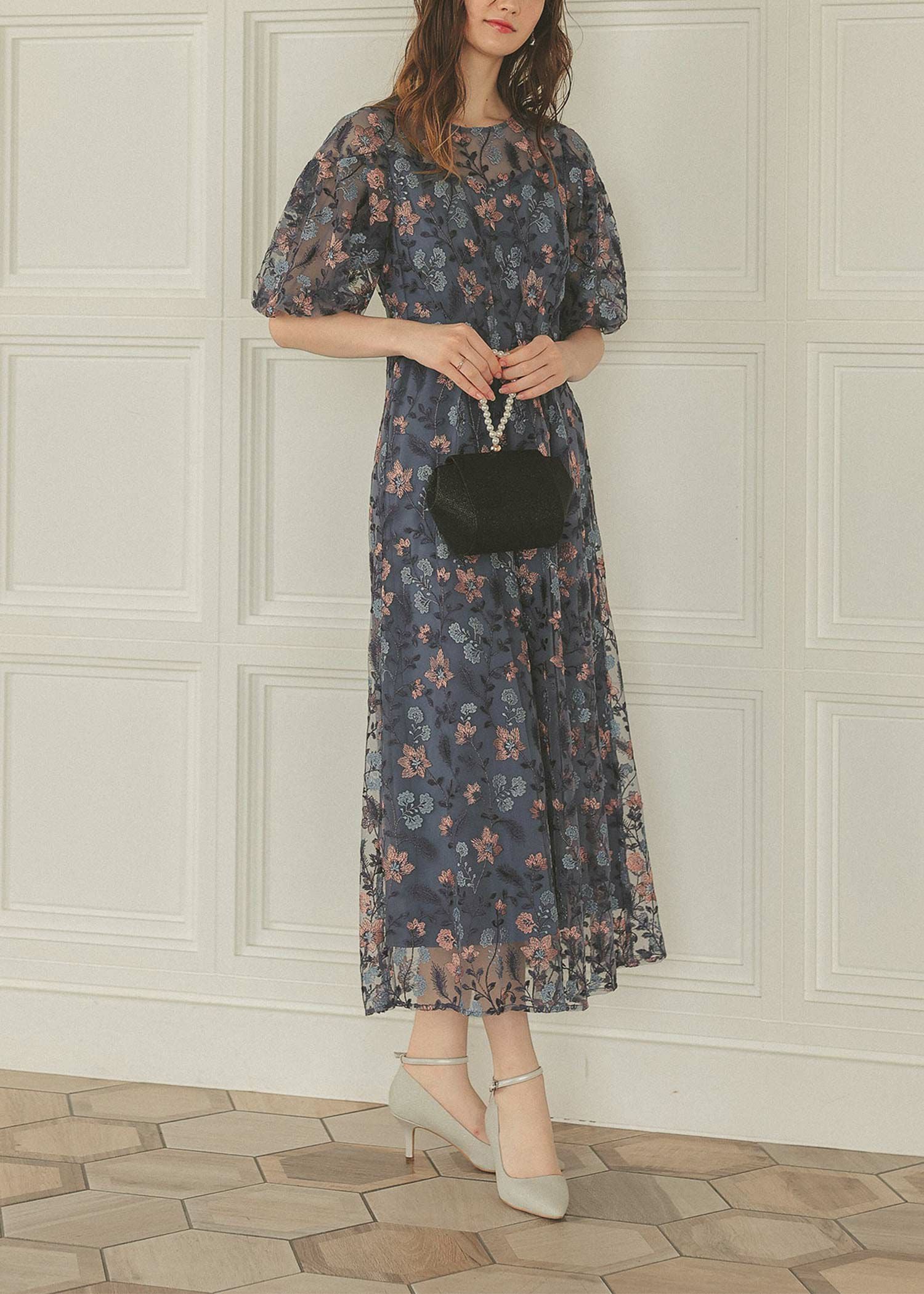 ブルーミーフラワードレス｜DorryDoll