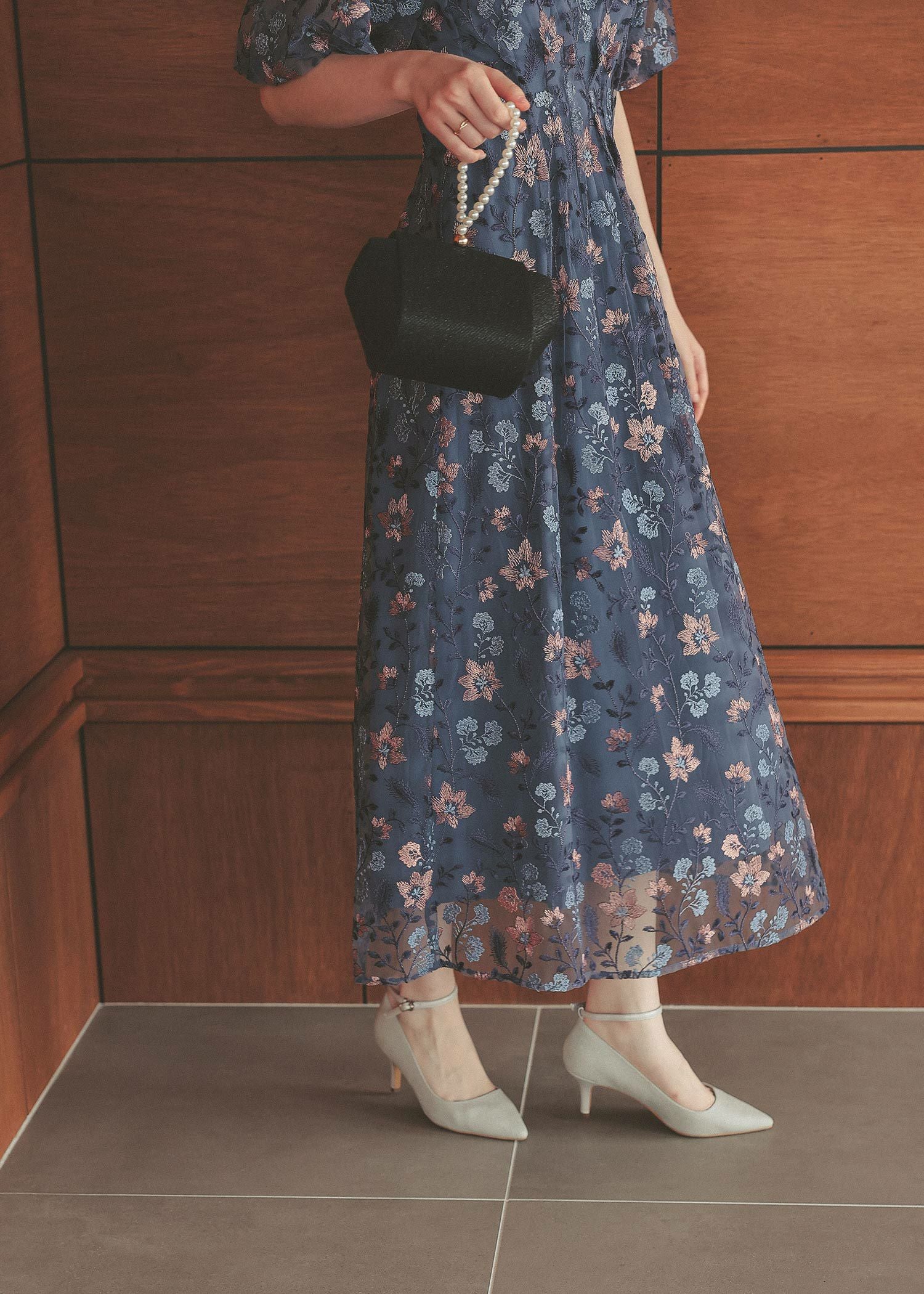 ブルーミーフラワードレス｜DorryDoll