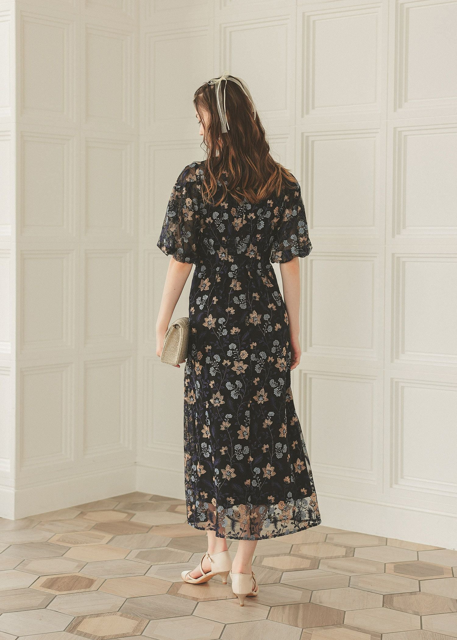 ブルーミーフラワードレス｜DorryDoll