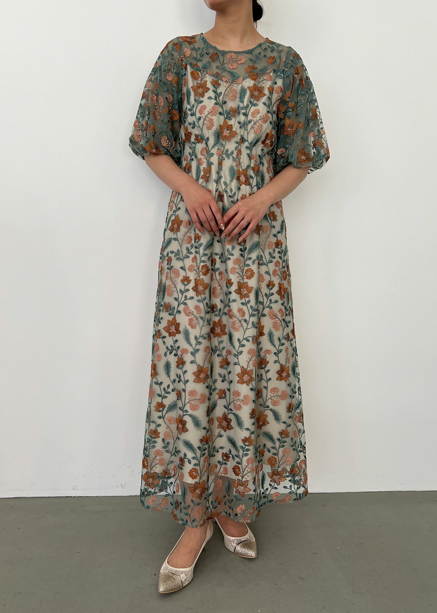 ブルーミーフラワードレス｜DorryDoll