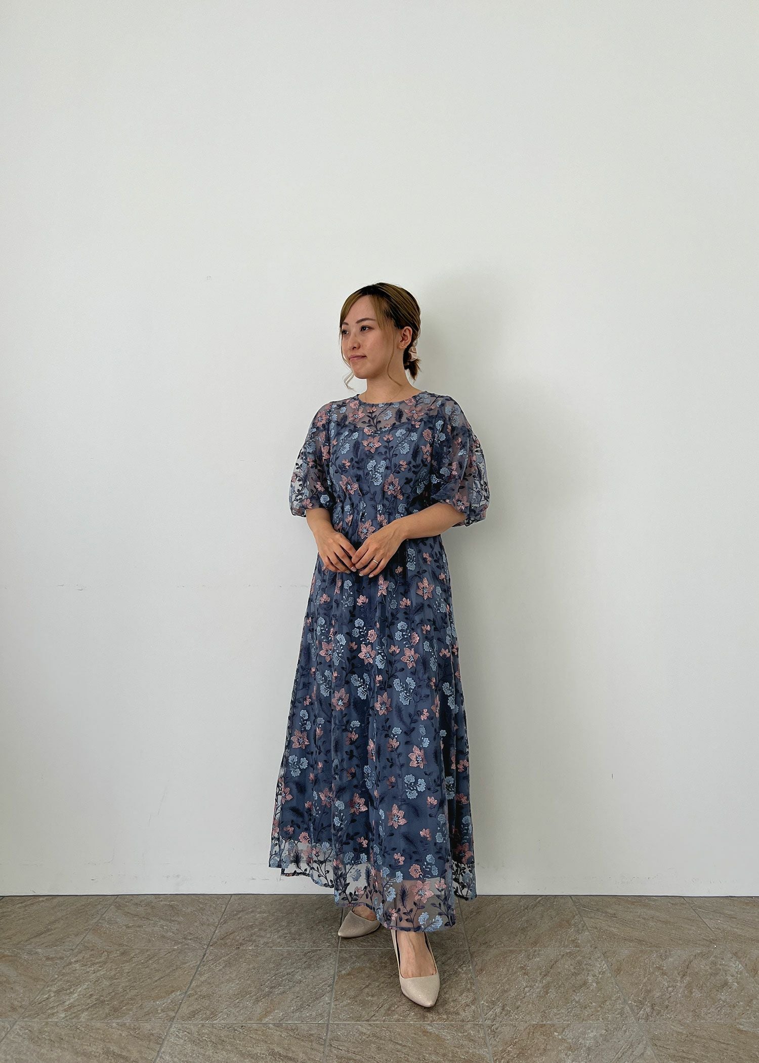 ブルーミーフラワードレス｜DorryDoll