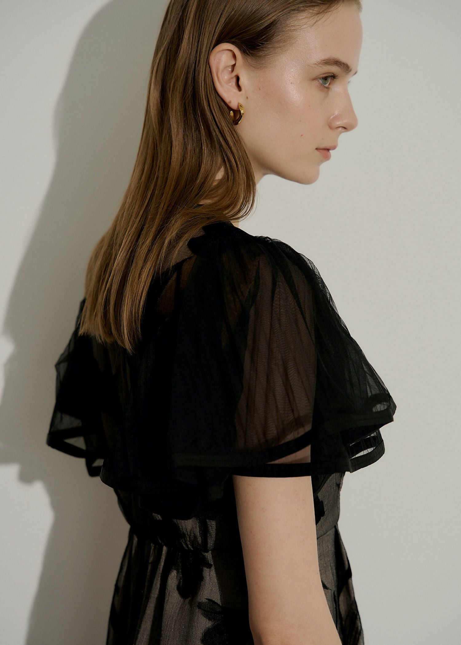 Circurar sleeve flower dressのドレス|Dorry Doll / LE'RURE