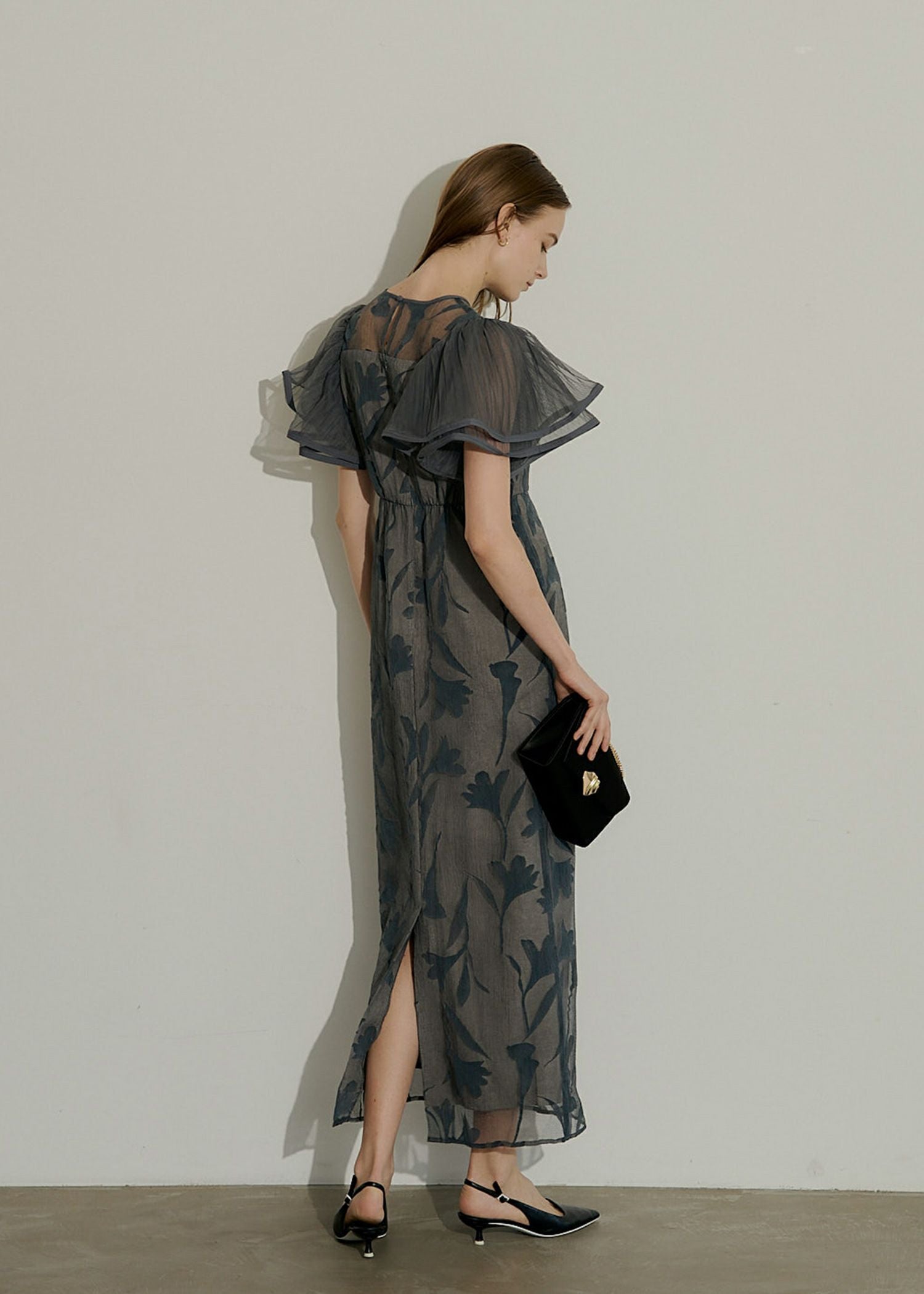 Circurar sleeve flower dressのドレス|Dorry Doll / LE'RURE