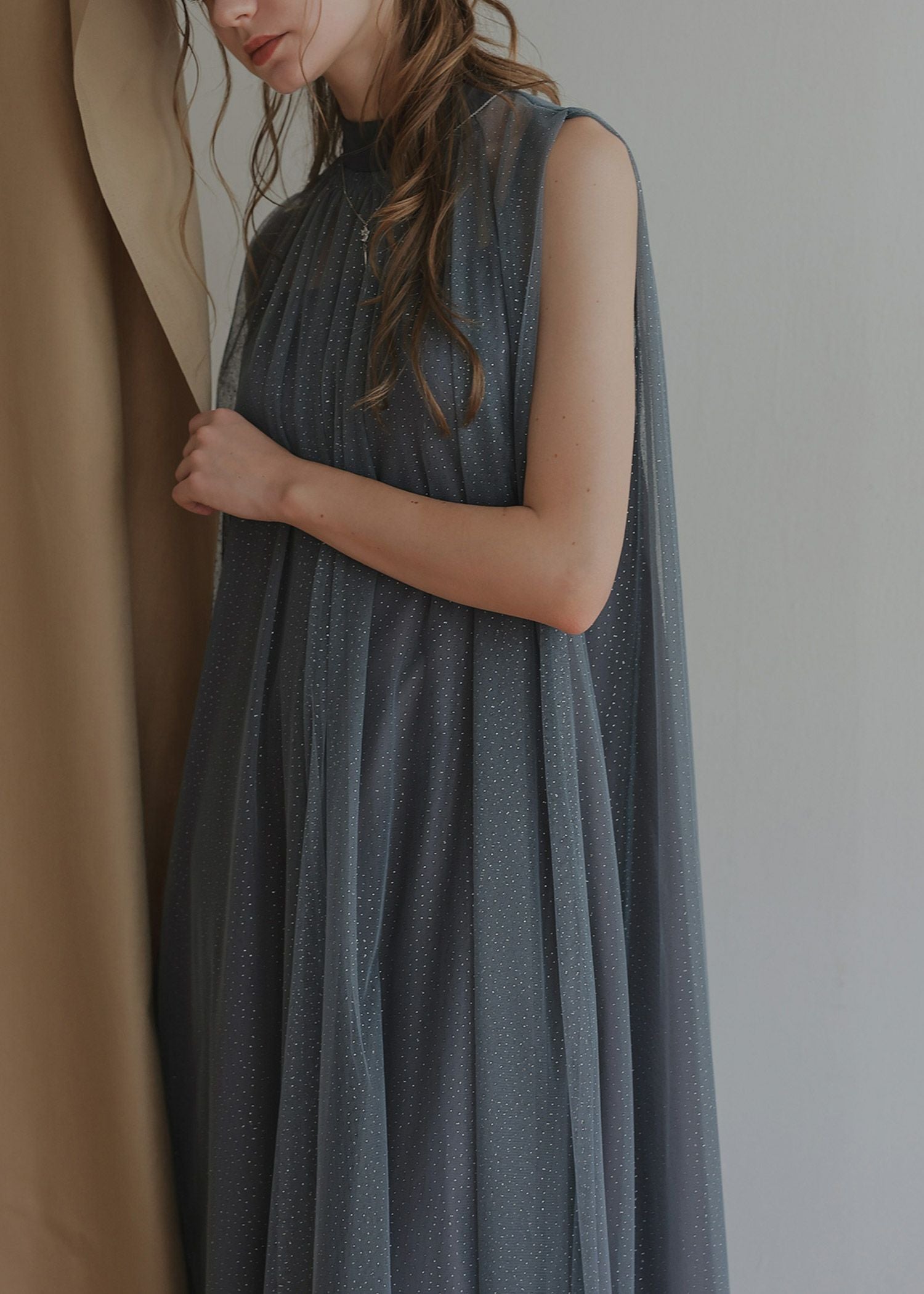 シアーラメAラインドレスのドレス|Dorry Doll / LE'RURE