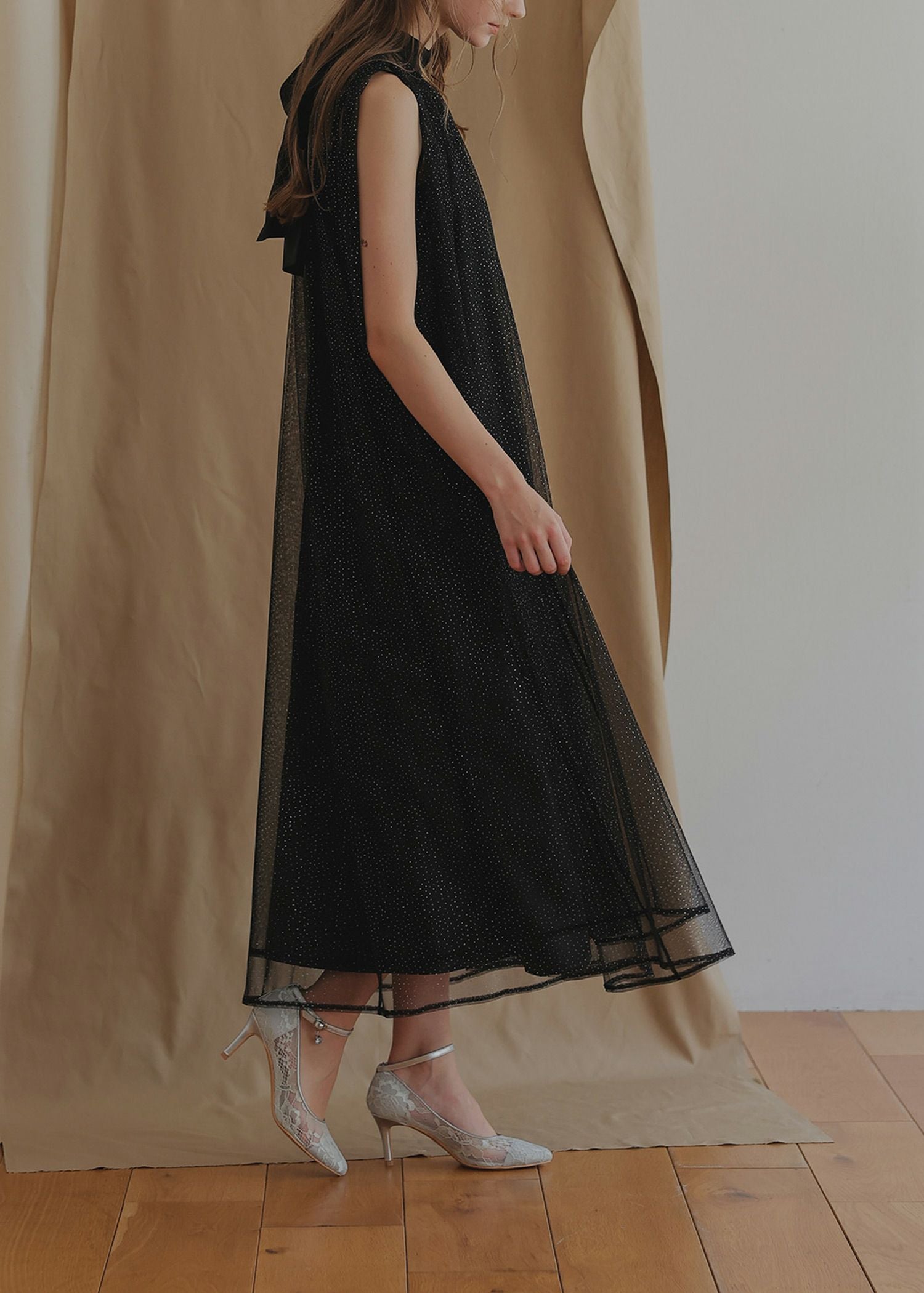 シアーラメAラインドレスのドレス|Dorry Doll / LE'RURE