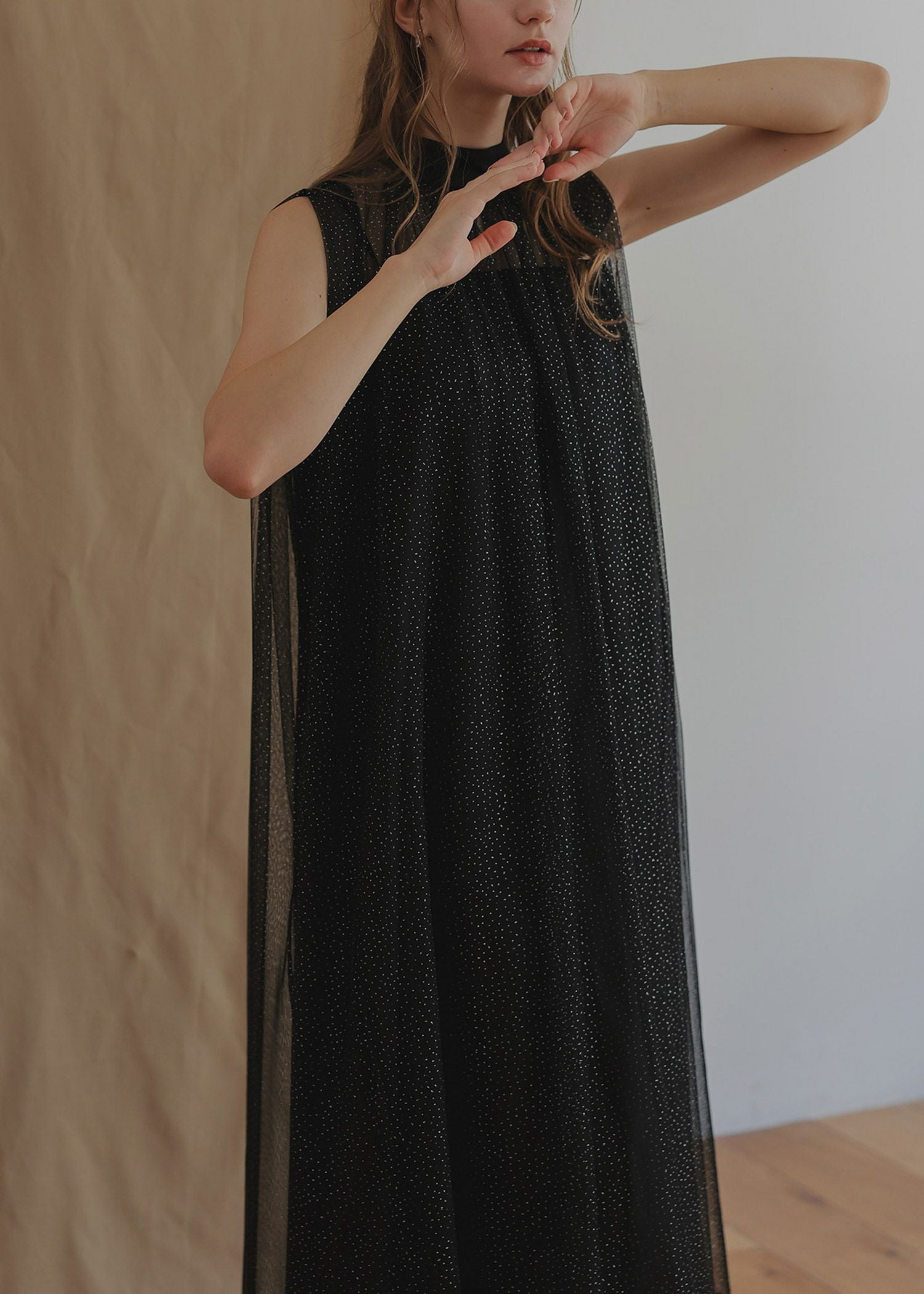 シアーラメAラインドレスのドレス|Dorry Doll / LE'RURE