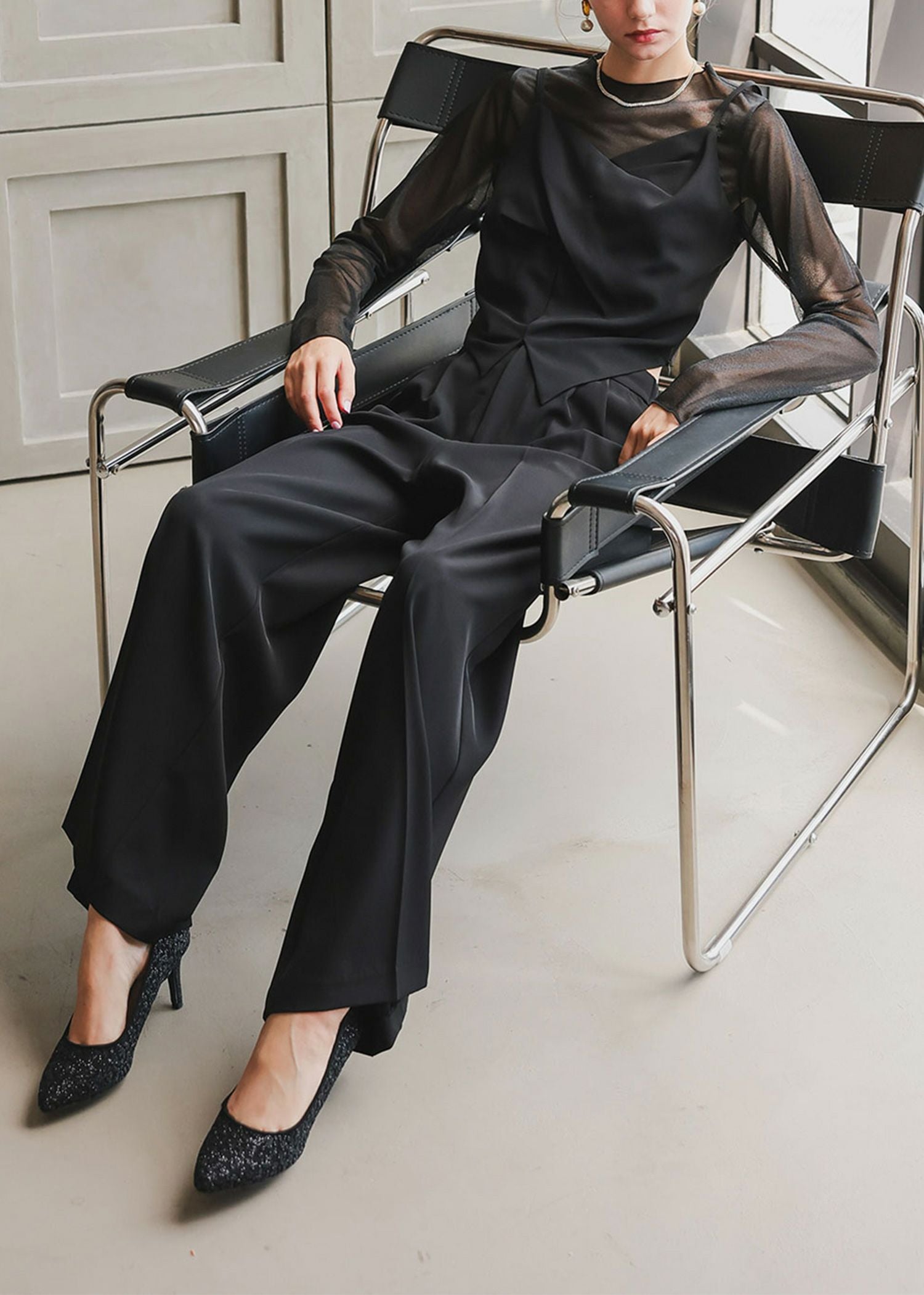 2WAYサスペンダーワイドパンツ｜DorryDoll