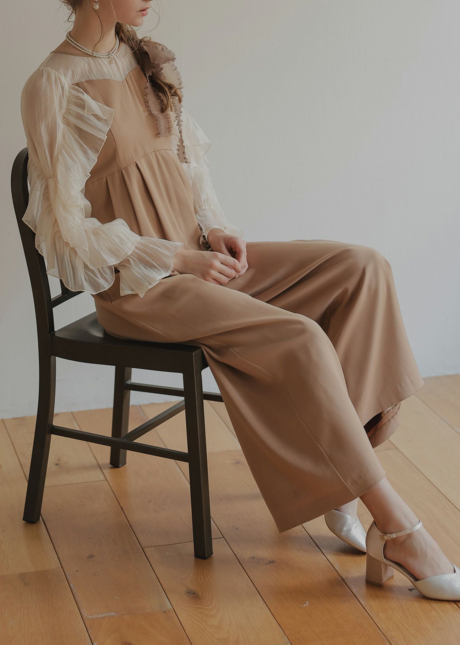 シアーフリルパンツドレスのドレス|Dorry Doll / LE'RURE