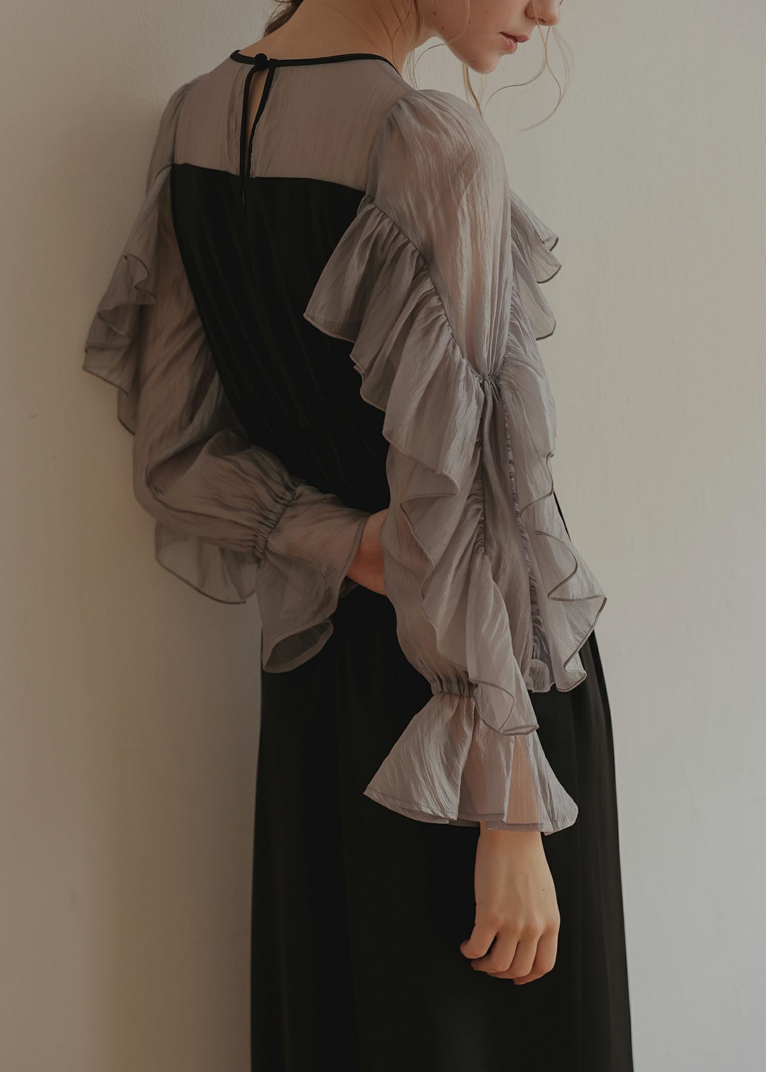 シアーフリルパンツドレスのドレス|Dorry Doll / LE'RURE