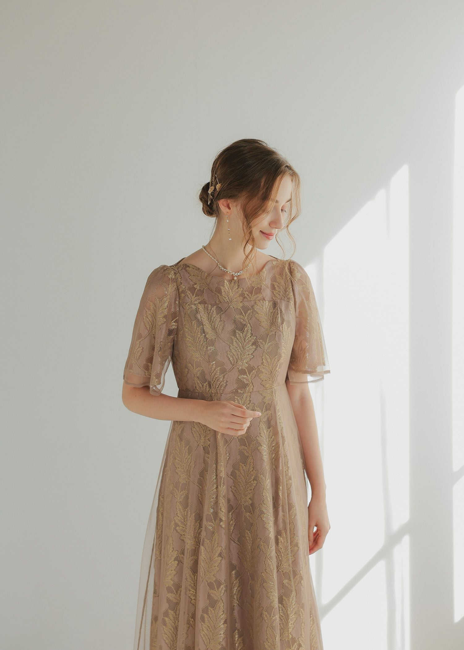 ラメジャガードドレス | DorryDoll