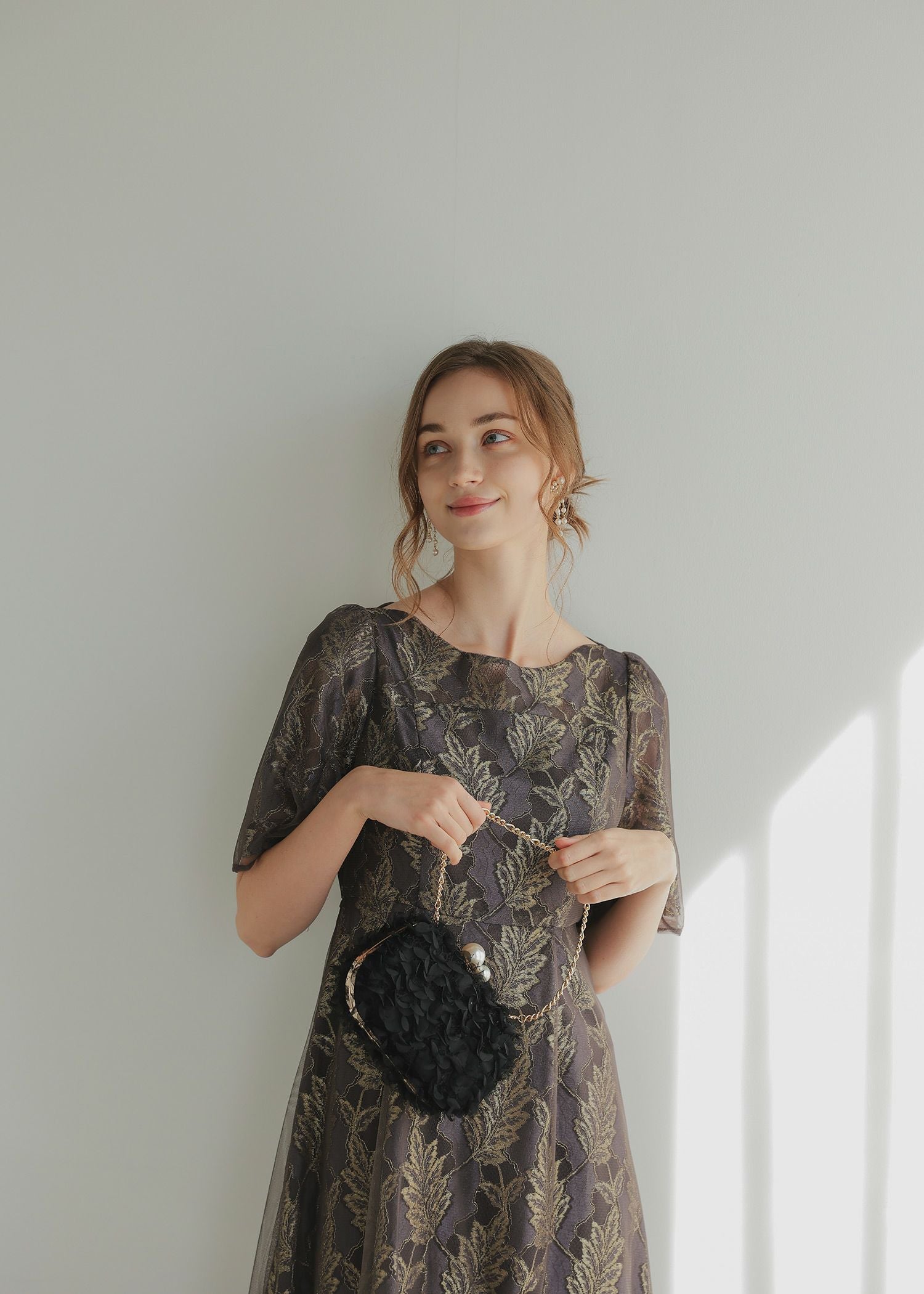 ラメジャガードドレス | DorryDoll