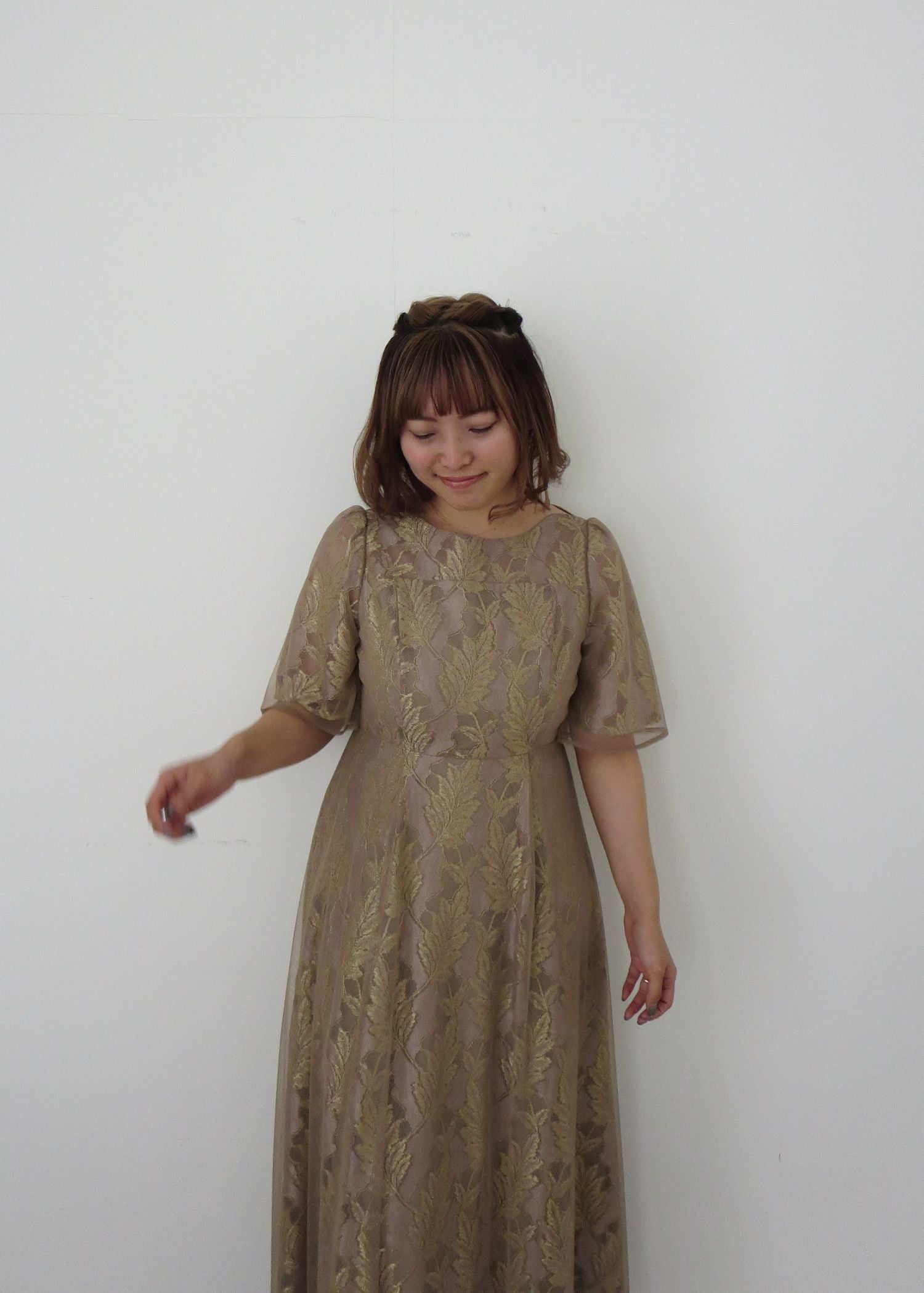 ラメジャガードドレス | DorryDoll