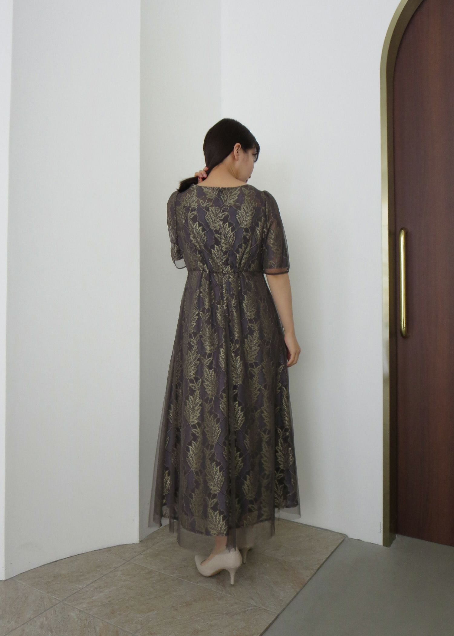 ラメジャガードドレス | DorryDoll