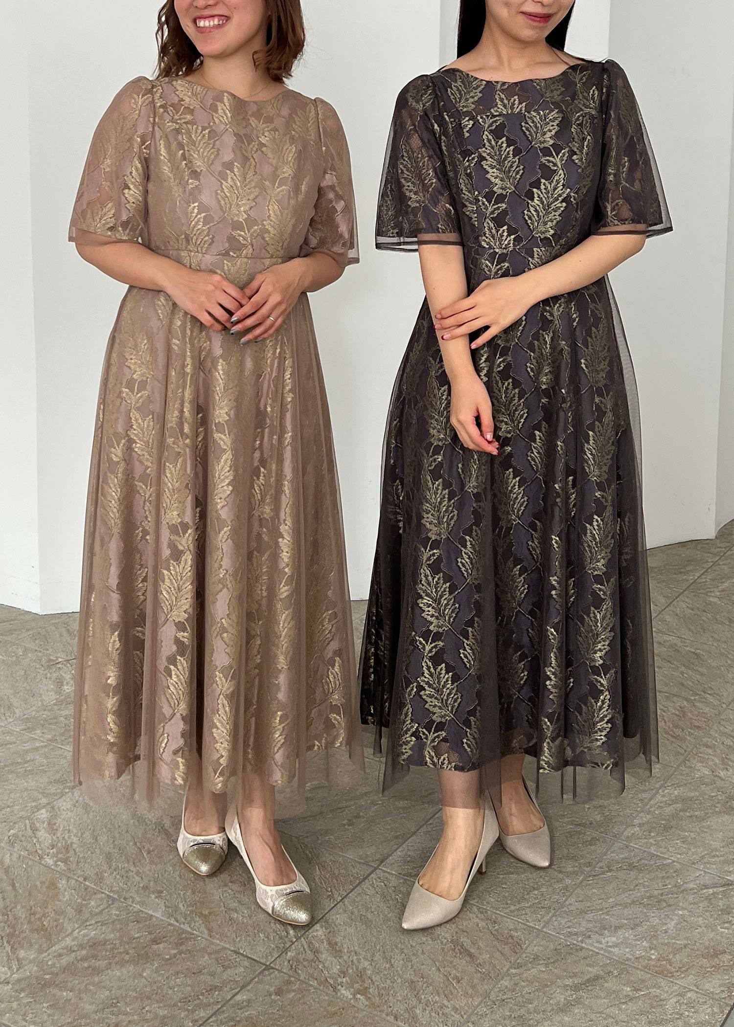 ラメジャガードドレス | DorryDoll