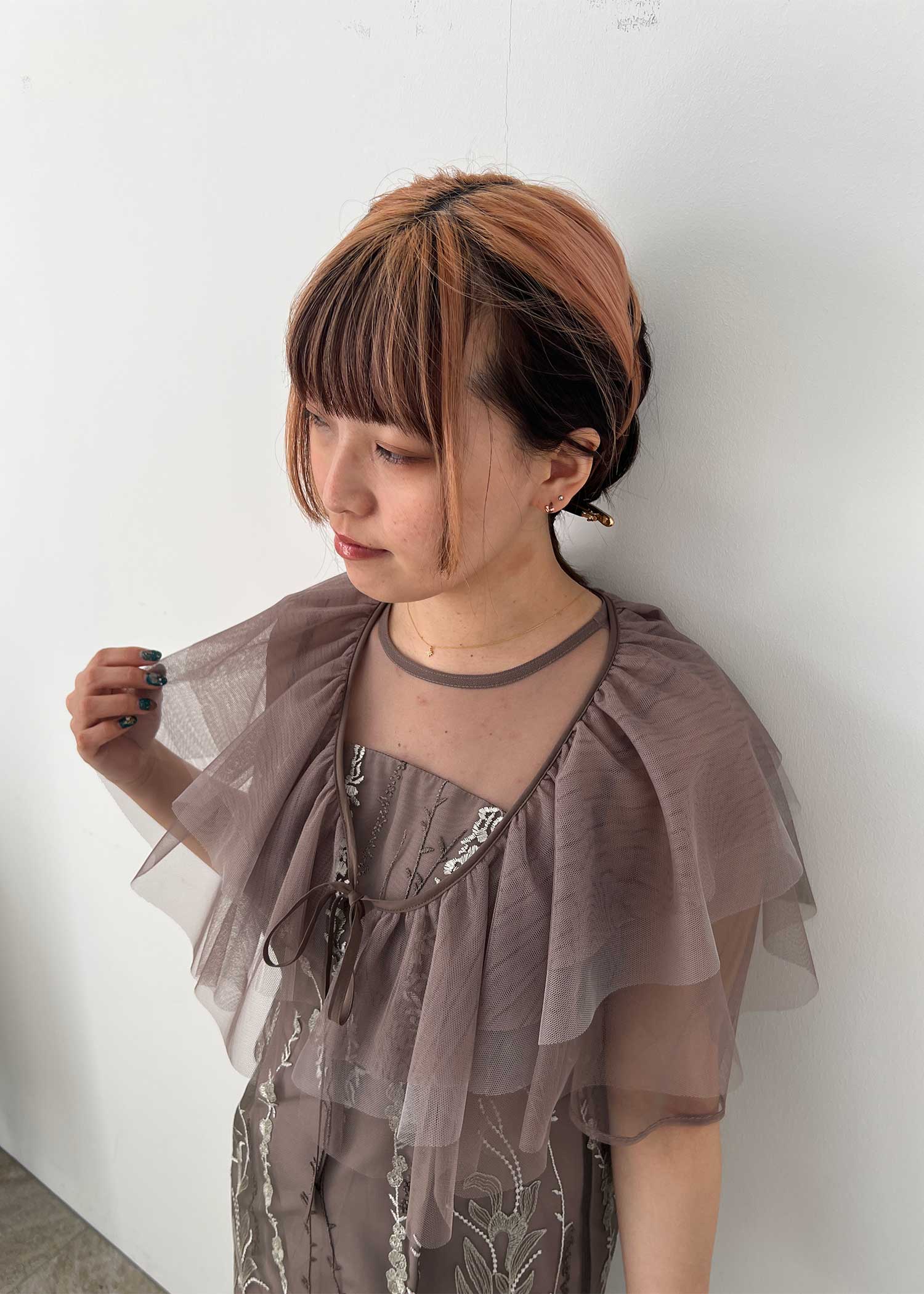 マルチケープIラインドレスのドレス|Dorry Doll / LE'RURE