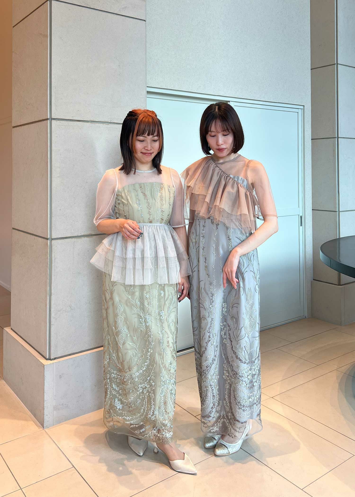 マルチケープIラインドレスのドレス|Dorry Doll / LE'RURE