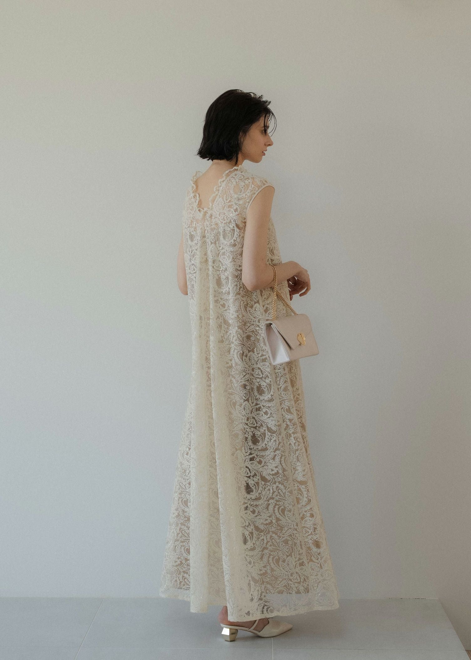 Prism lace A-line dressのドレス|Dorry Doll / LE'RURE Prism lace A-line dressのドレス|Dorry Doll / LE'RURE
