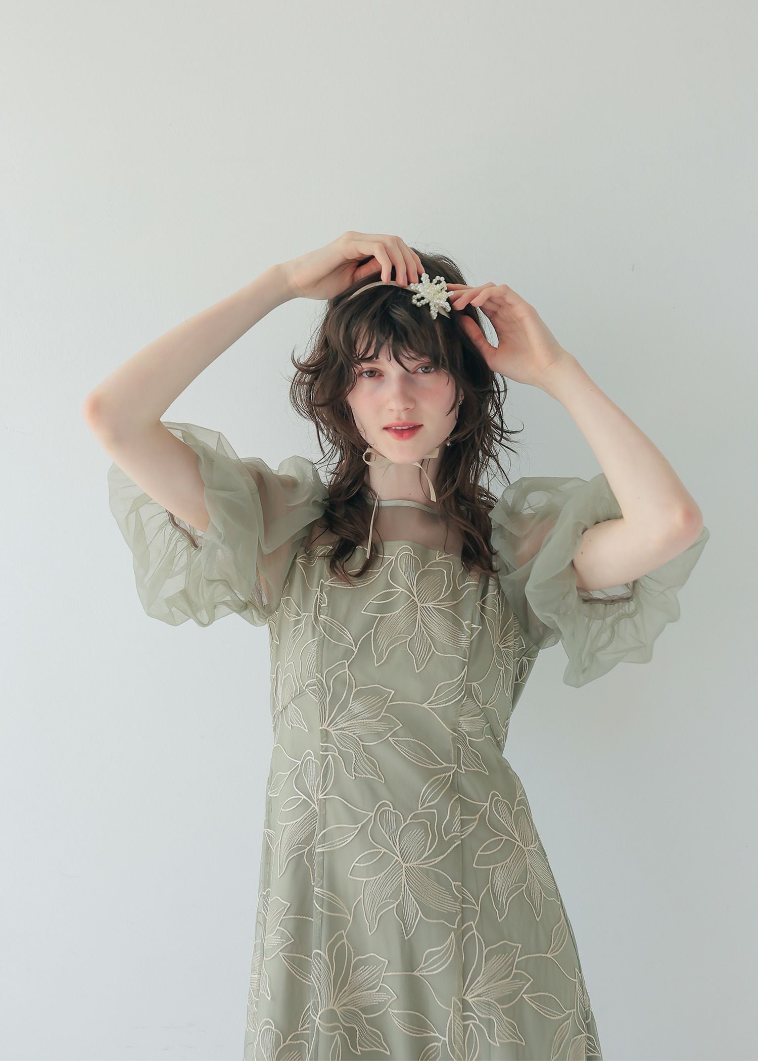 リリーパターンレースドレス｜DorryDoll